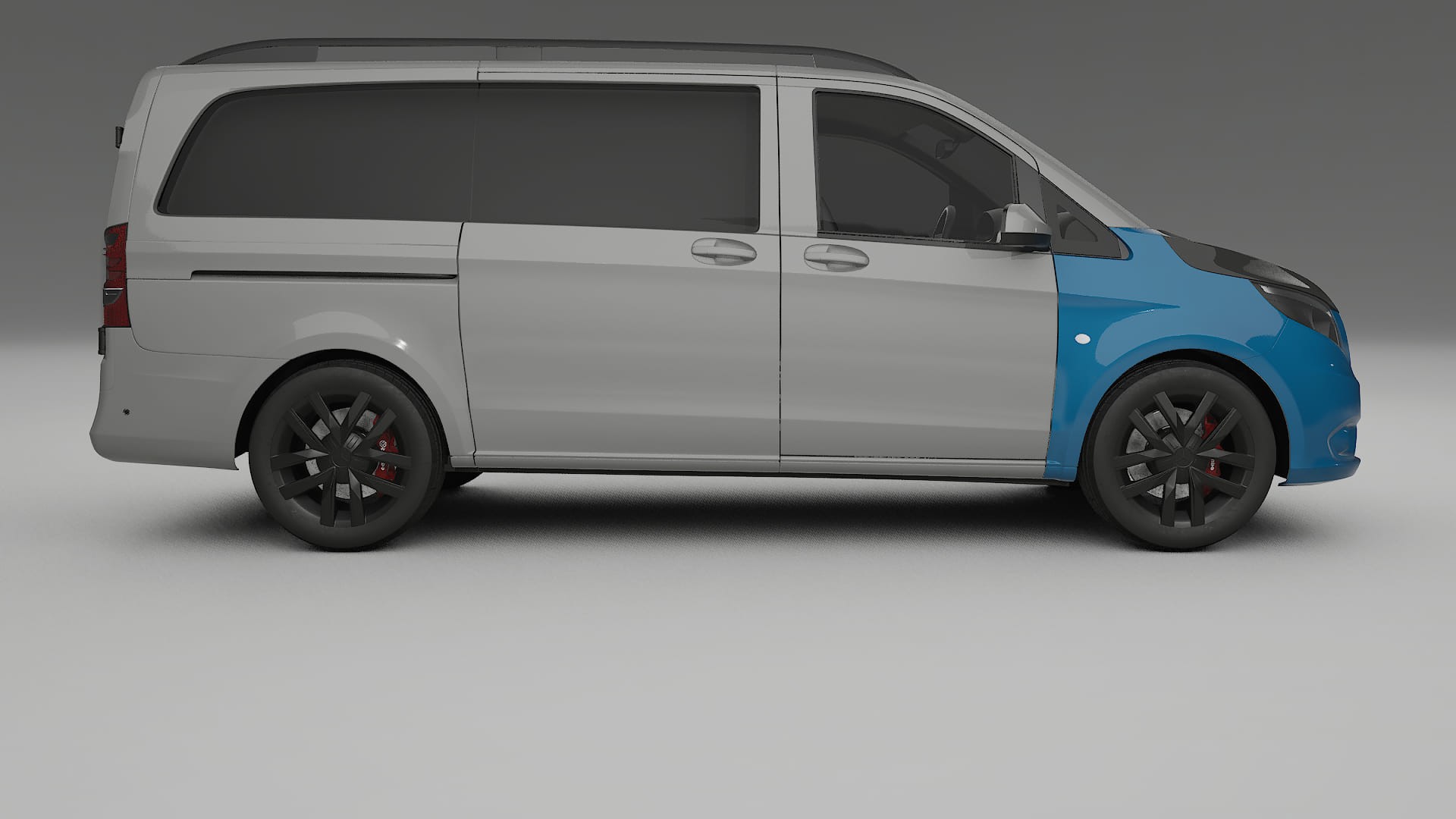 Pellicola Protettiva per Vernice Mercedes Vito Corto W447 prefacelift | Kit Anteriore CrystalGuard con Cofano Carbon Look