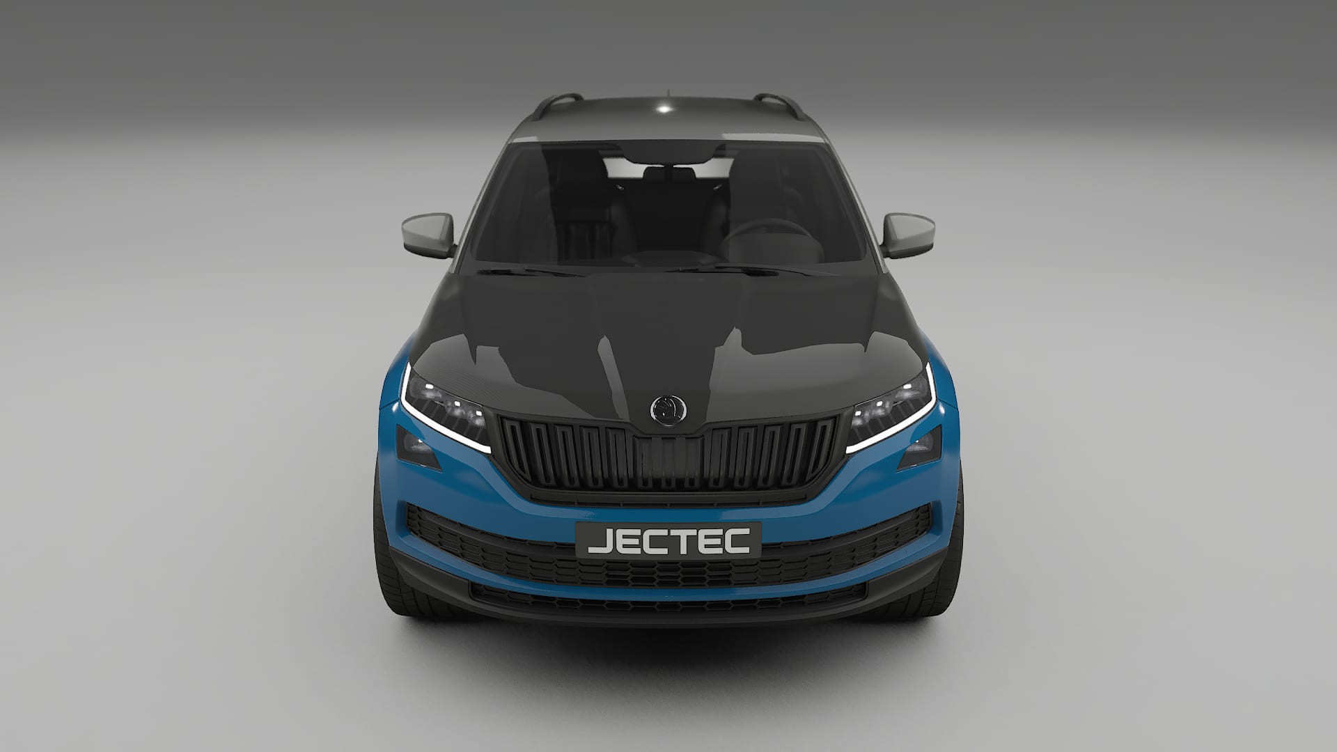 Pellicola Protettiva per Vernice Škoda Kodiaq NS7 | Kit Anteriore CrystalGuard con Cofano Carbon Look