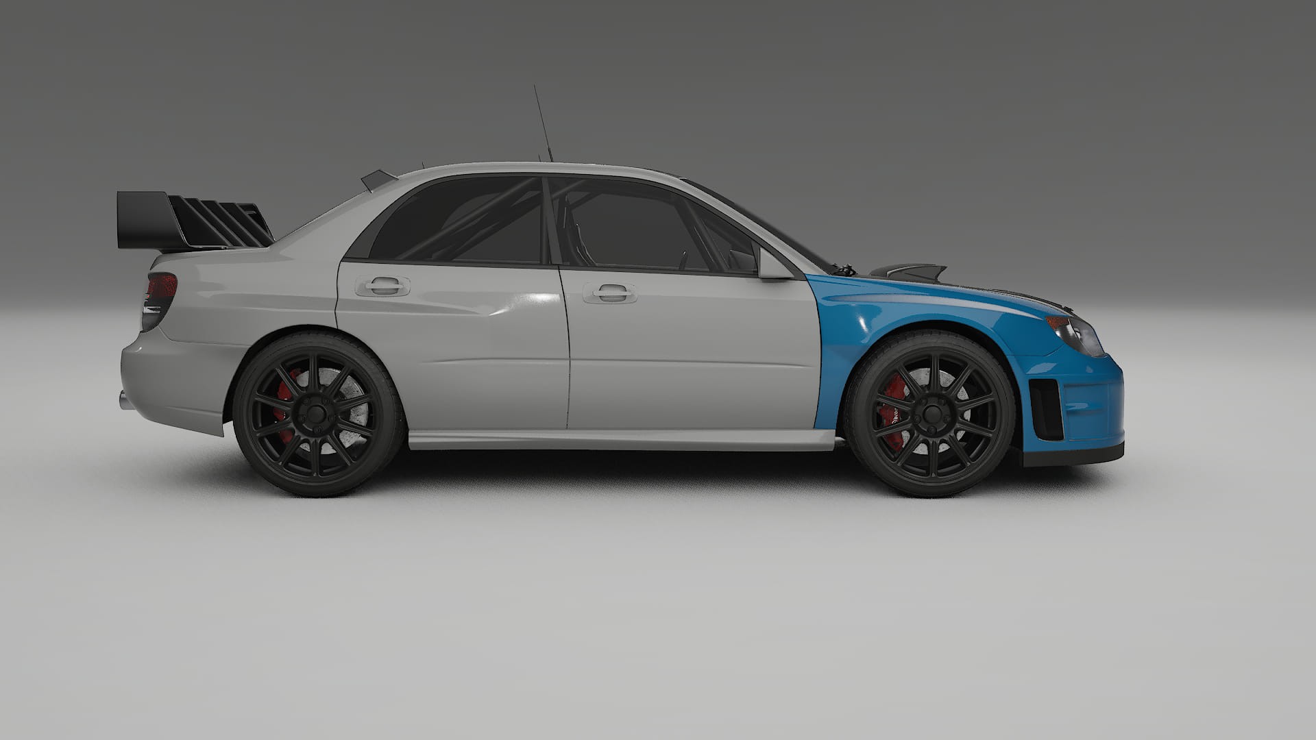 Pellicola Protettiva per Vernice Subaru Impreza WRC GD | Kit Anteriore CrystalGuard con Cofano Carbon Look