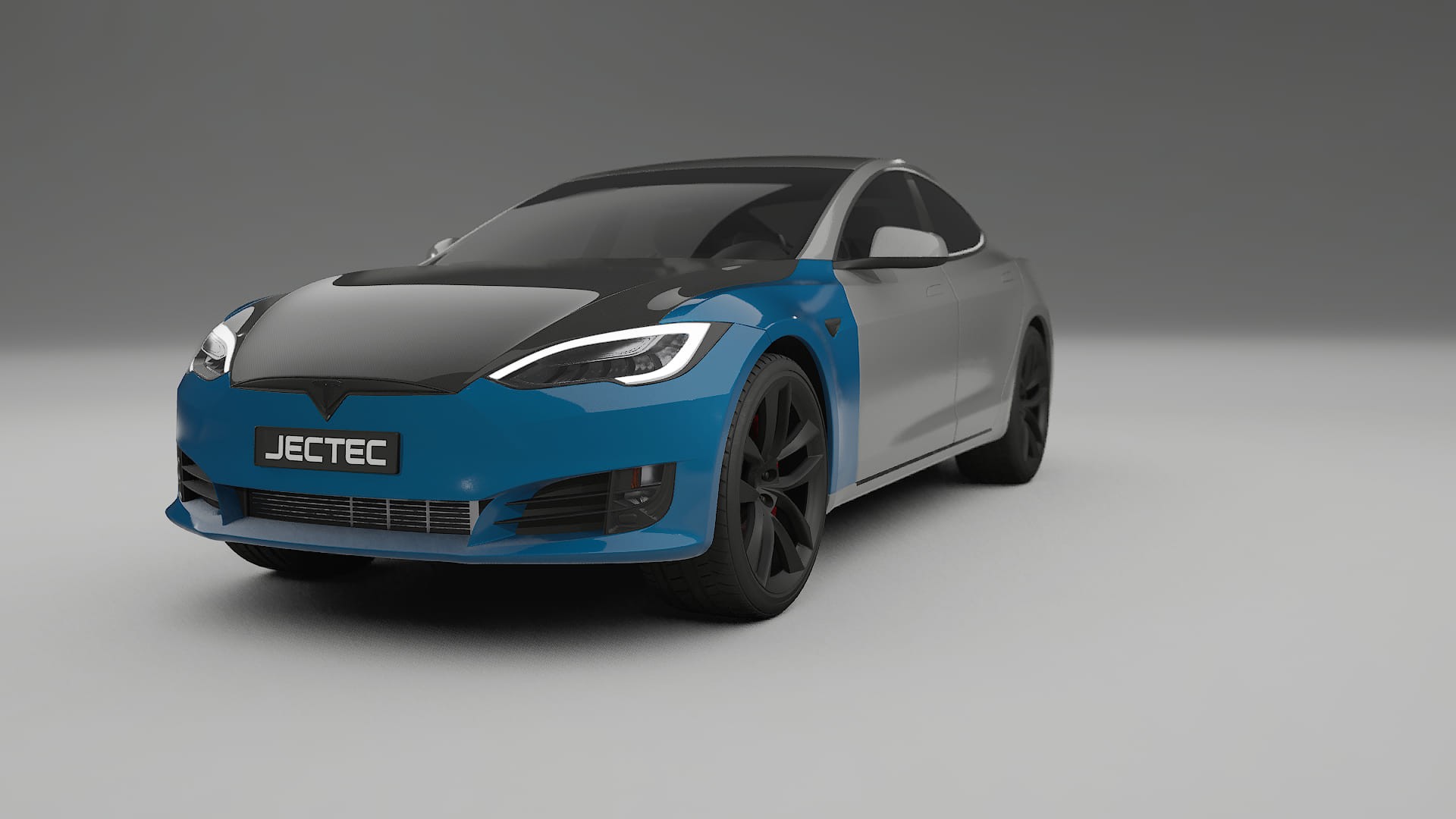 Pellicola Protettiva per Vernice Tesla Model-S Refresh | Kit Anteriore CrystalGuard con Cofano Carbon Look
