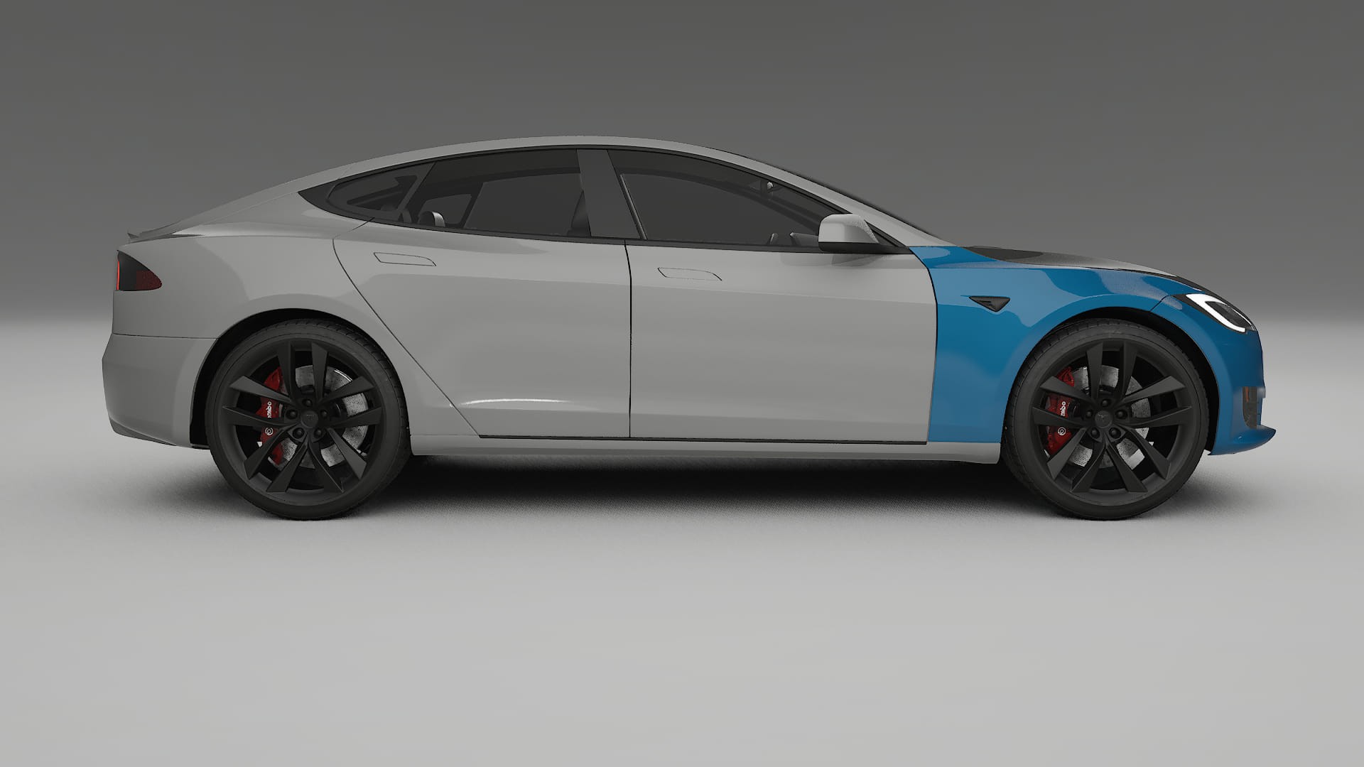 Pellicola Protettiva per Vernice Tesla Model-S Refresh | Kit Anteriore CrystalGuard con Cofano Carbon Look 2