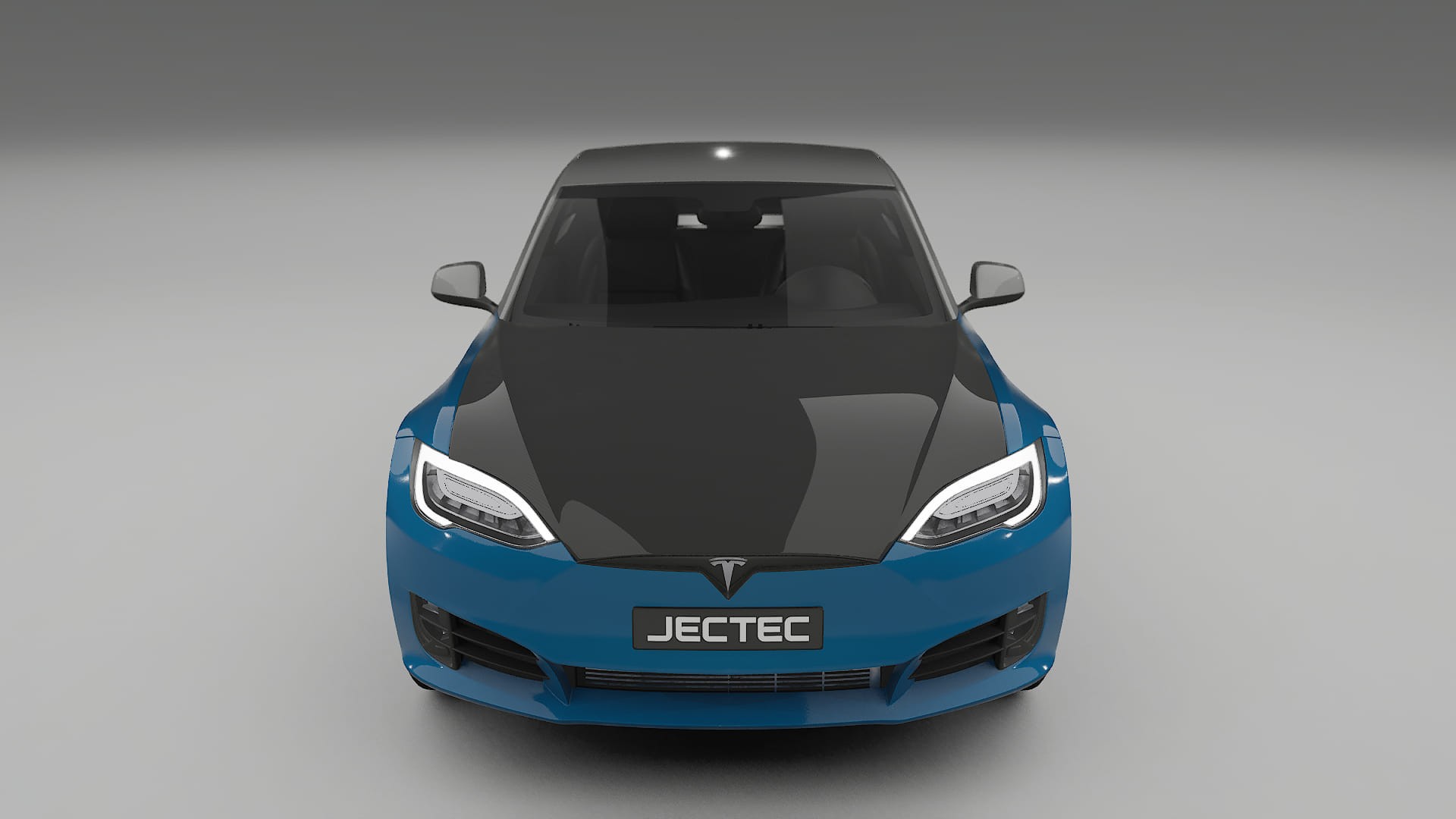 Pellicola Protettiva per Vernice Tesla Model-S Refresh | Kit Anteriore CrystalGuard con Cofano Carbon Look