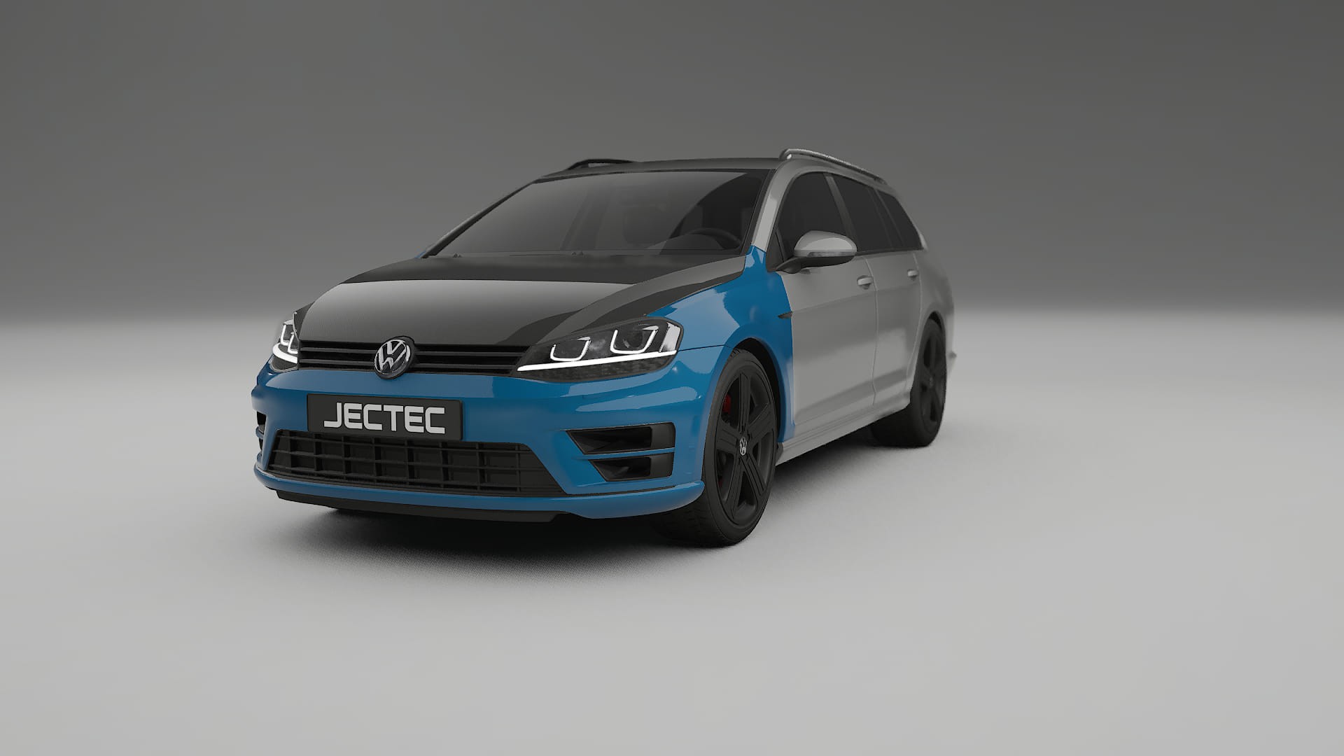 Pellicola Protettiva per Vernice VW Golf Variant Mk7 | Kit Anteriore CrystalGuard con Cofano Carbon Look