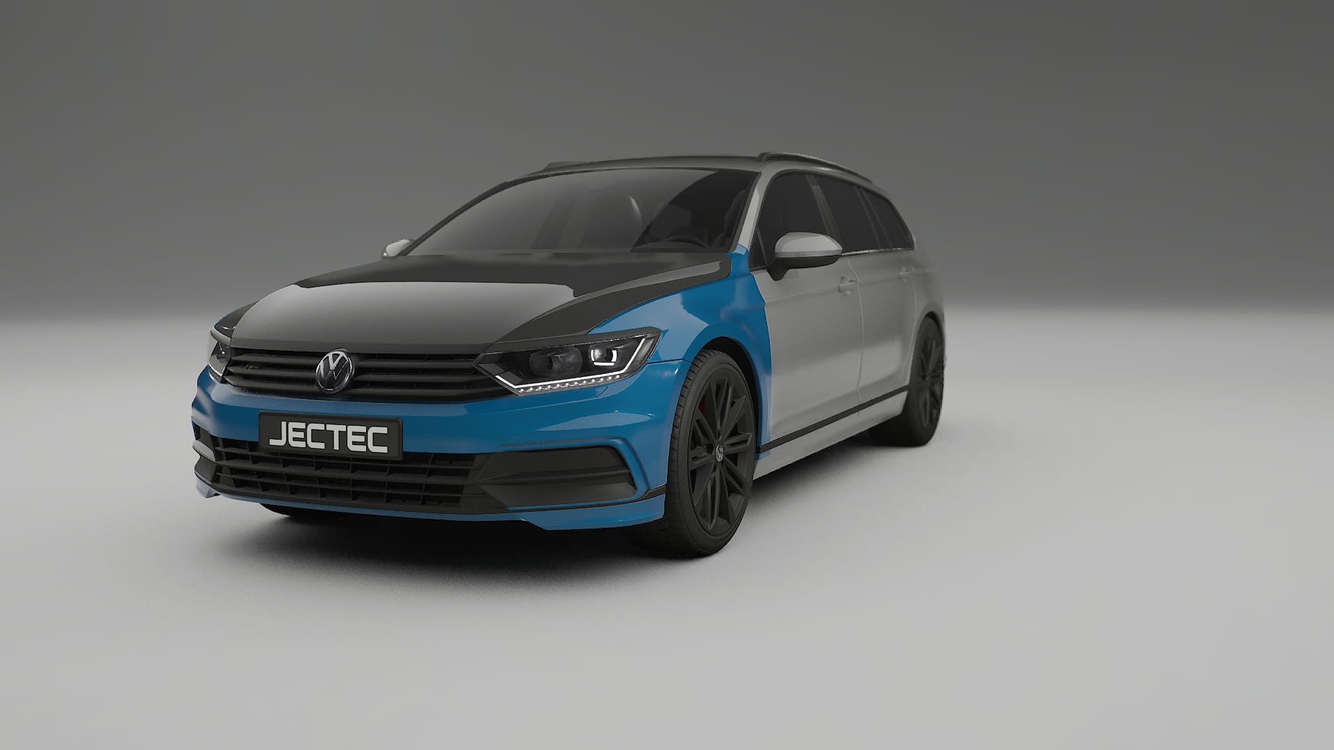 Pellicola Protettiva per Vernice VW Passat VariantR B8 | Kit Anteriore CrystalGuard con Cofano Carbon Look