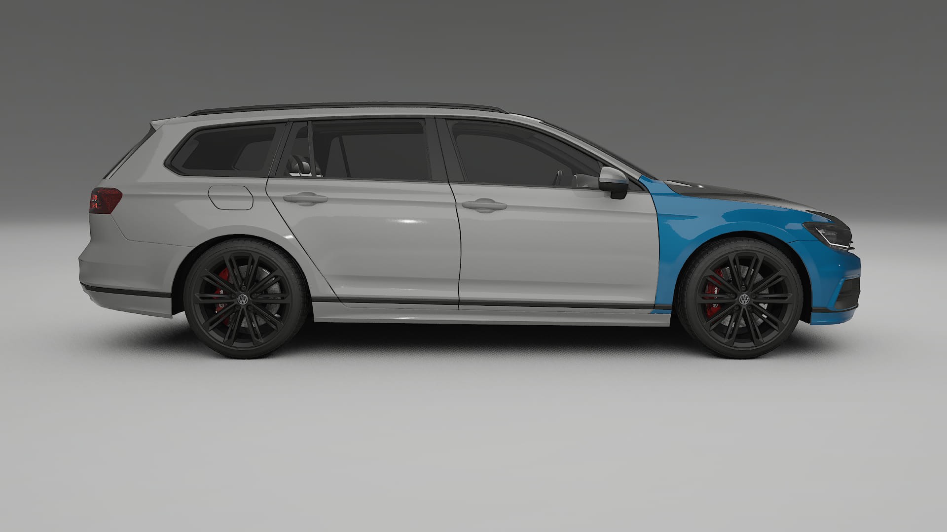 Pellicola Protettiva per Vernice VW Passat VariantR B8 | Kit Anteriore CrystalGuard con Cofano Carbon Look 2