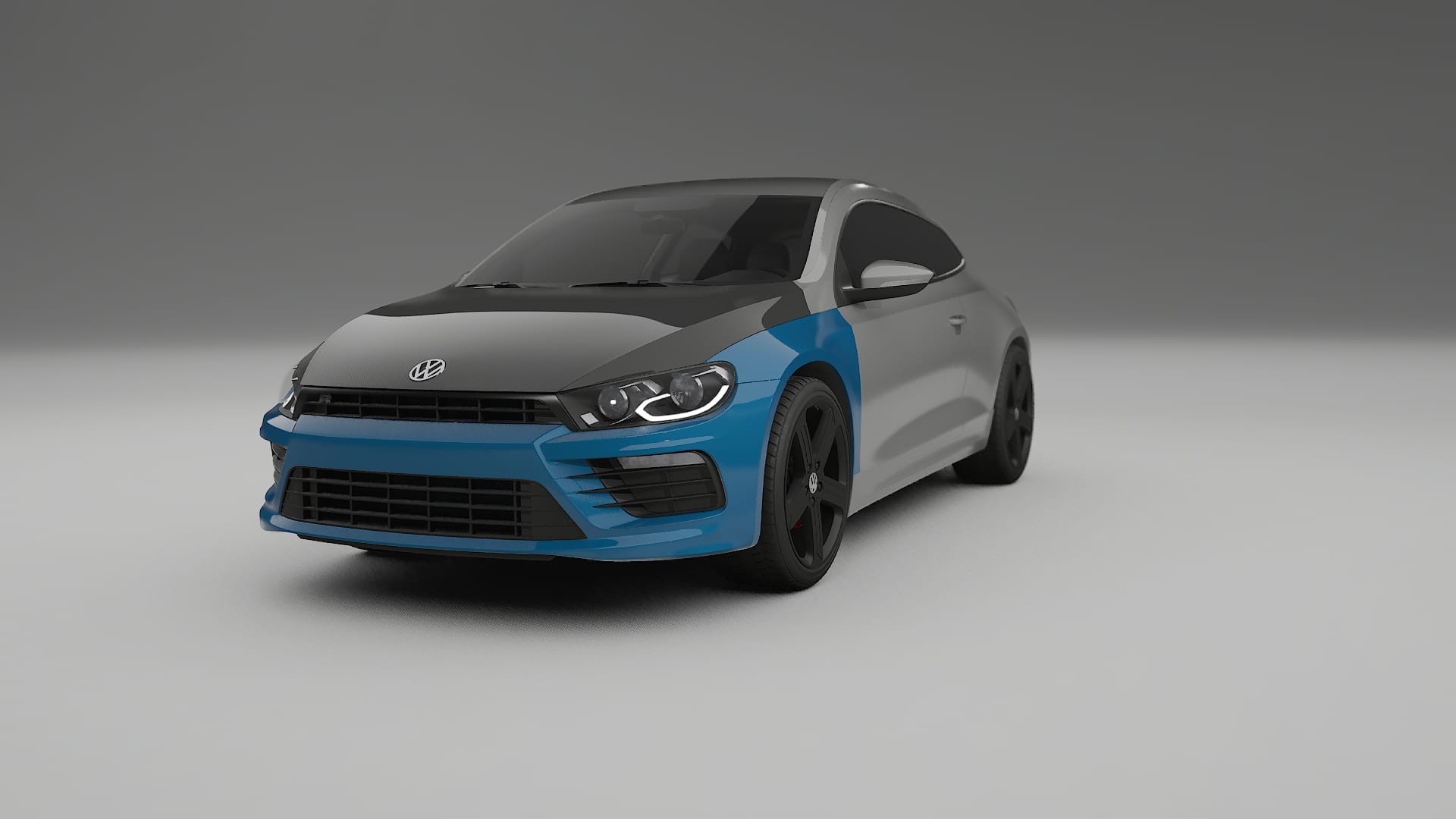 VW Scirocco R III PPF | CrystalGuard Front Kit with Carbon Bonnet
