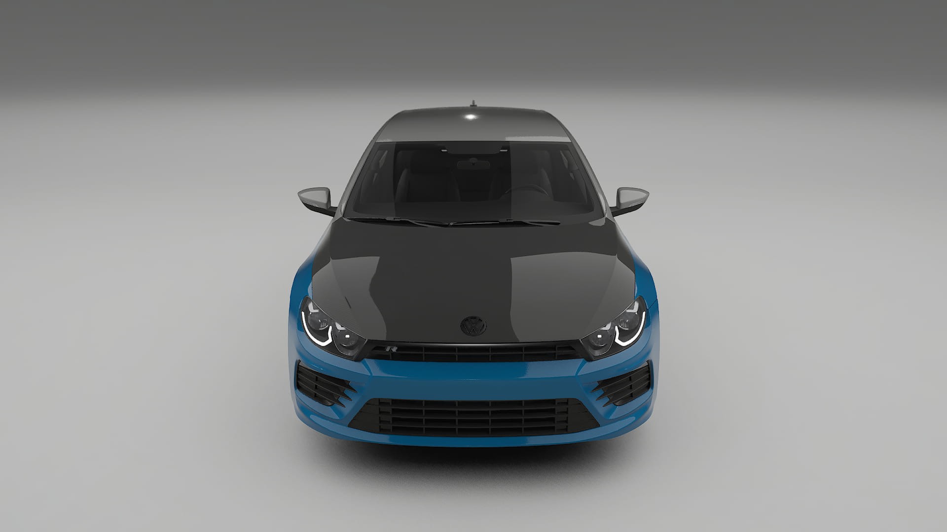 Pellicola Protettiva per Vernice VW Scirocco R III | Kit Anteriore CrystalGuard con Cofano Carbon Look