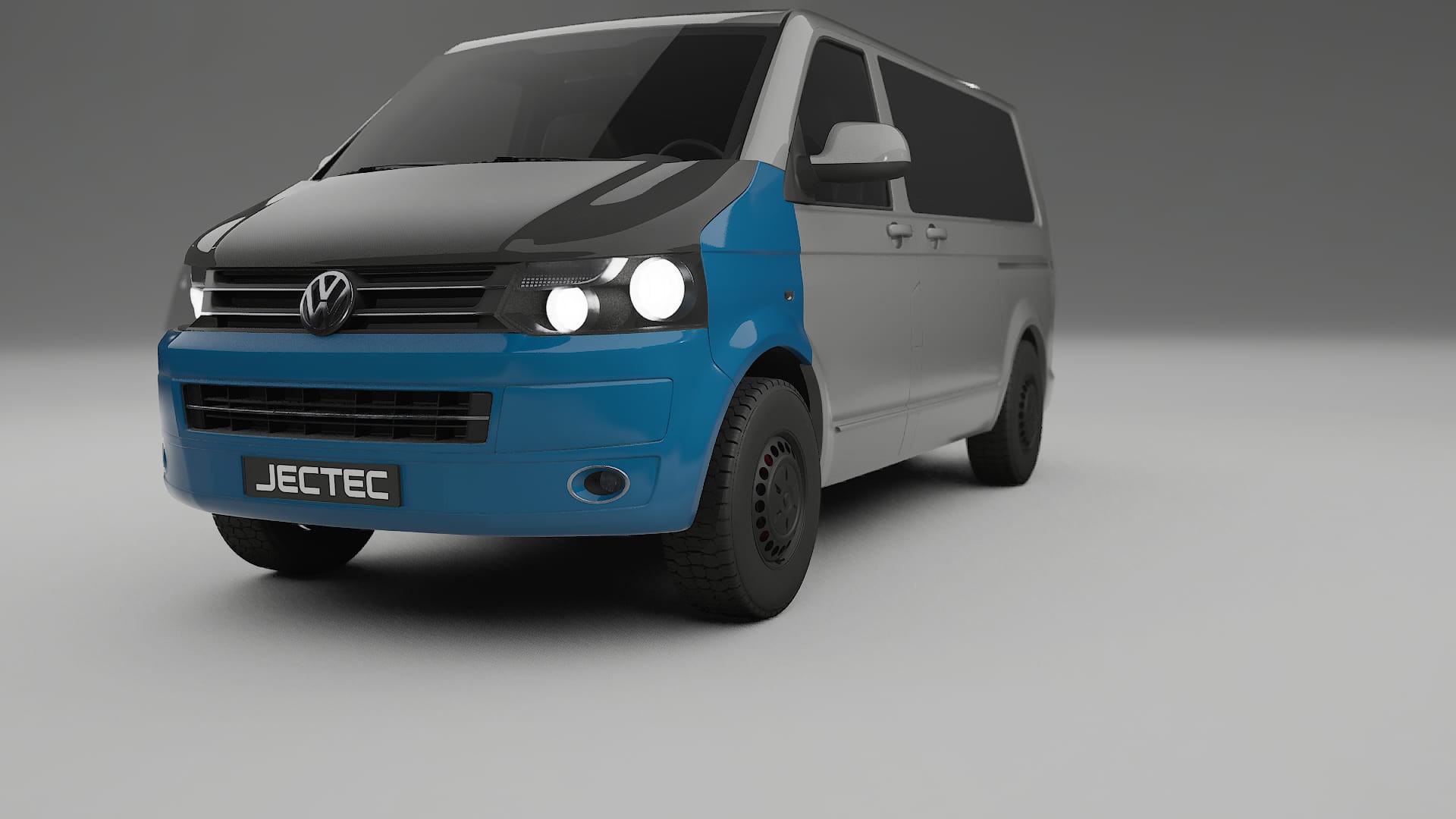 Pellicola Protettiva per Vernice VW Transporter T5 Caravelle | Kit Anteriore CrystalGuard con Cofano Carbon Look