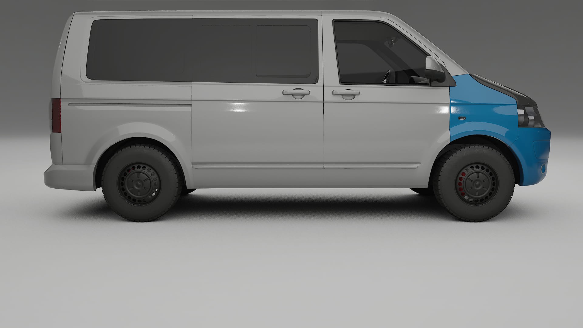Pellicola Protettiva per Vernice VW Transporter T5 Caravelle | Kit Anteriore CrystalGuard con Cofano Carbon Look 2