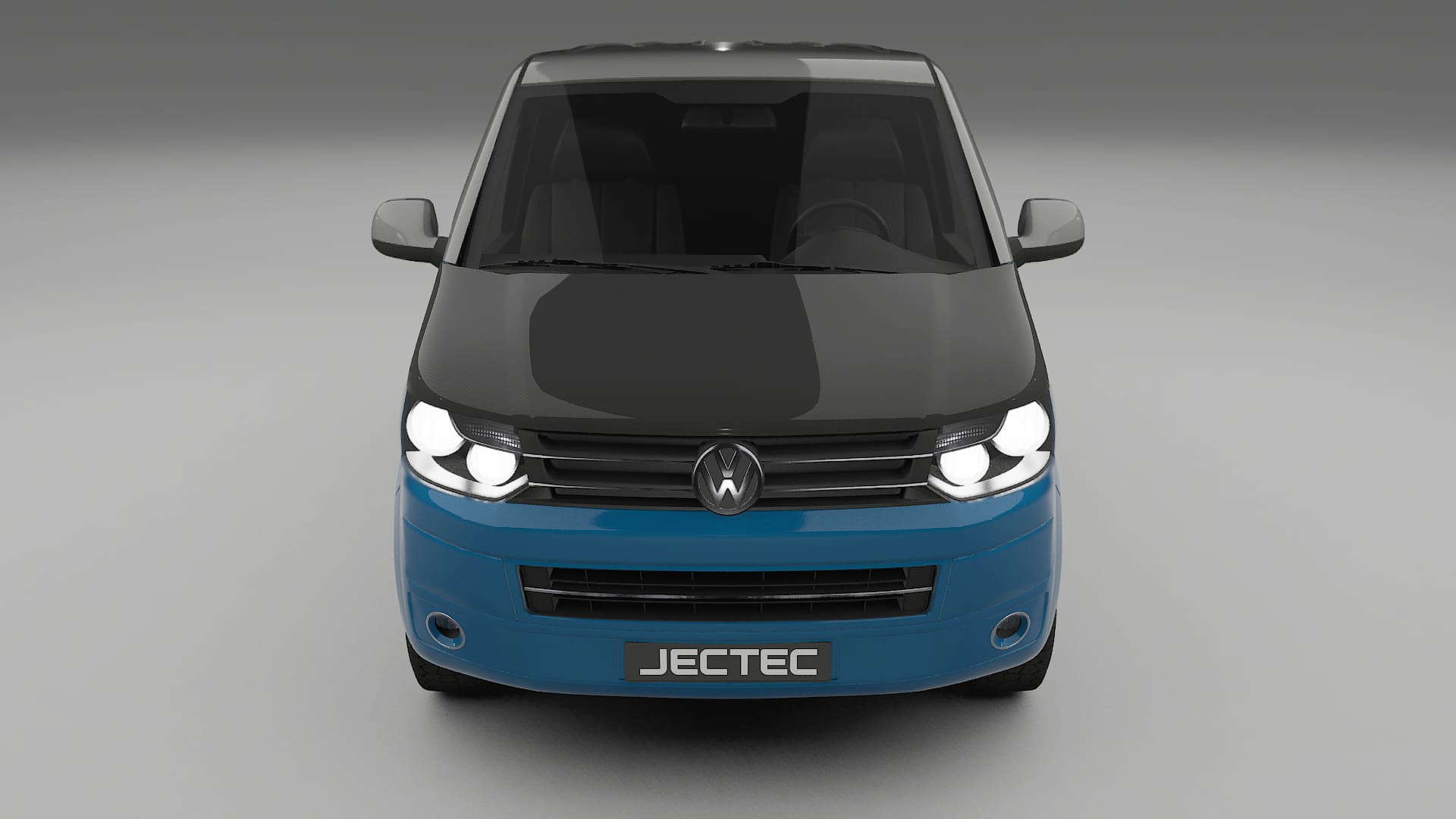 Pellicola Protettiva per Vernice VW Transporter T5 Caravelle | Kit Anteriore CrystalGuard con Cofano Carbon Look