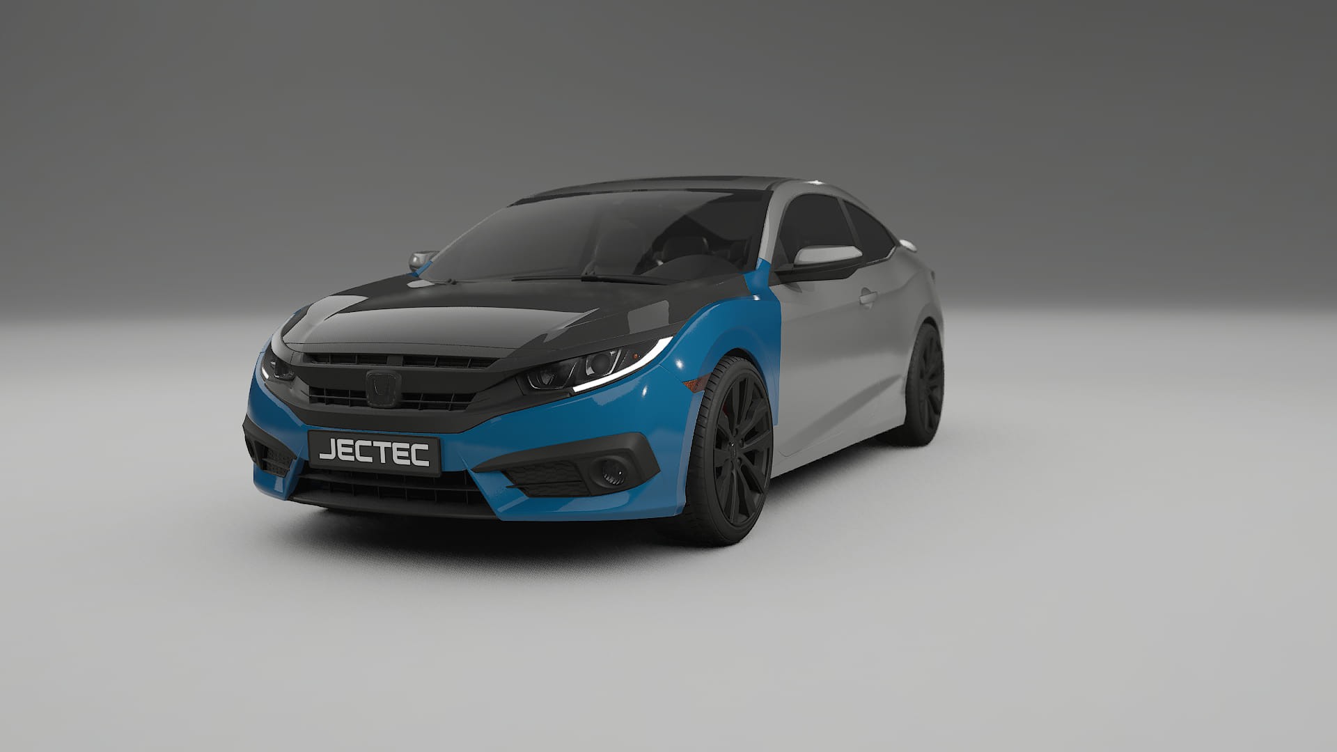 Pellicola Protettiva per Vernice Honda Civic coupe prefacelift | Kit Anteriore CrystalGuard con Cofano Carbon Look