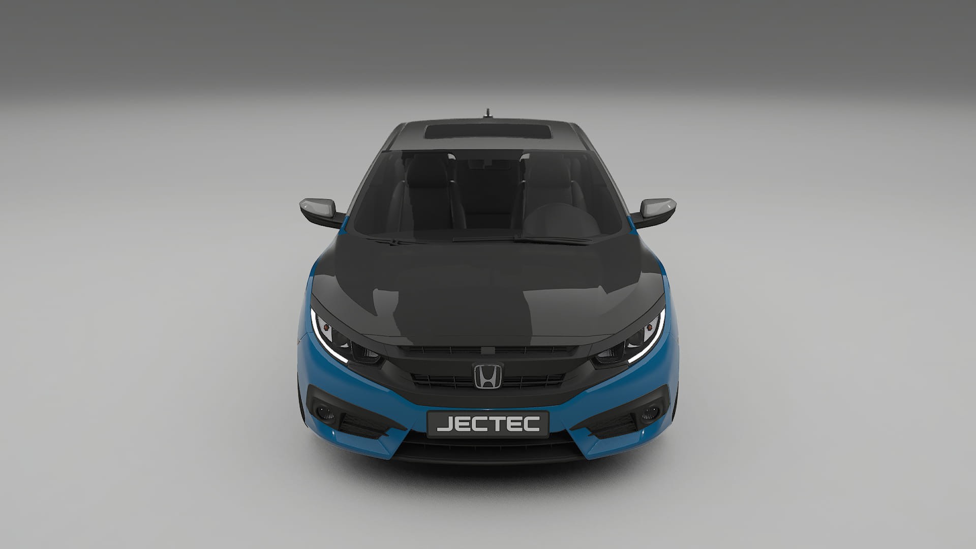 Pellicola Protettiva per Vernice Honda Civic coupe prefacelift | Kit Anteriore CrystalGuard con Cofano Carbon Look