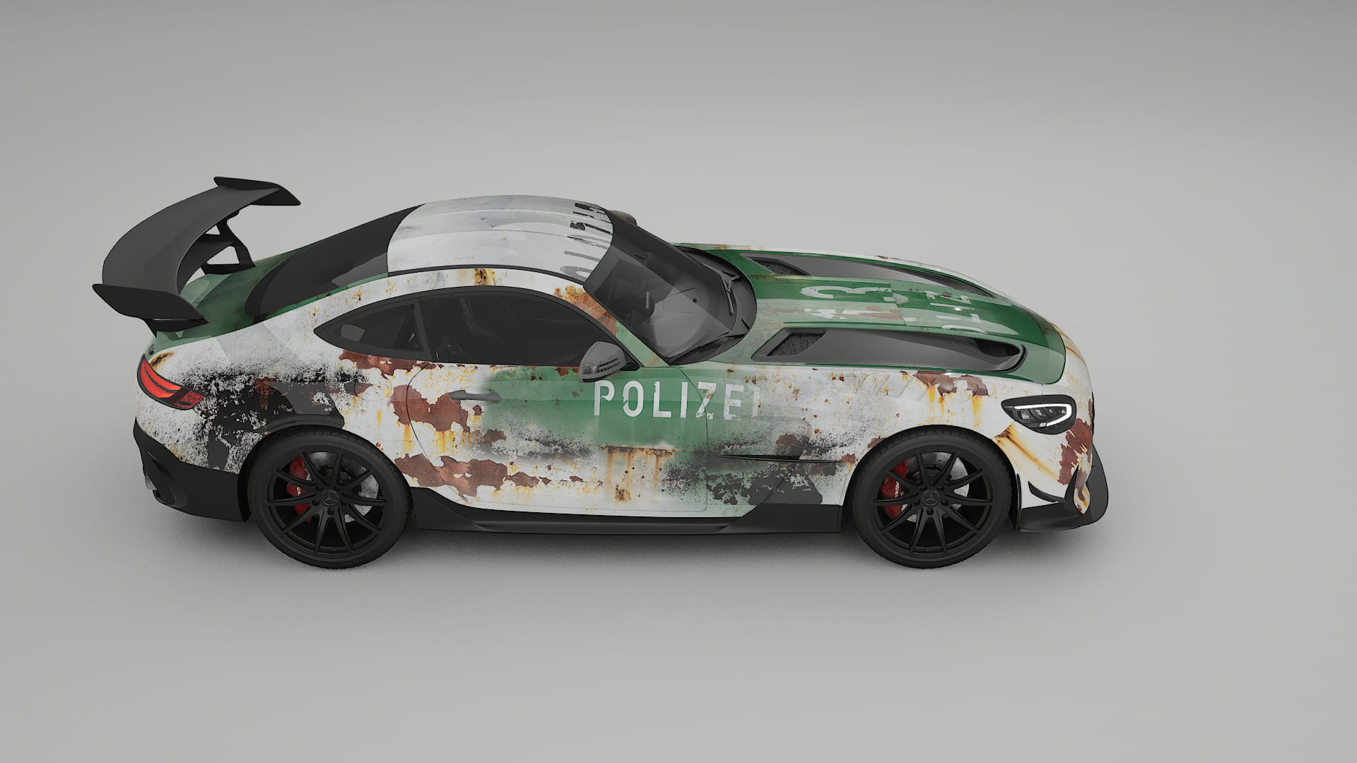 Mercedes AMG GT Black Series C192 Coupe COBRA 11 – Kit Wrap PPF Personalizzato in Pellicola Poliuretanica Stampabile