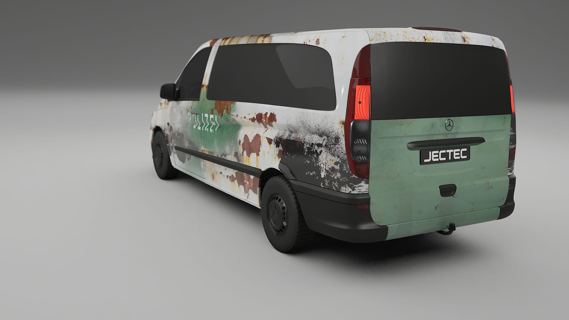 Mercedes Vito Short W639 facelift LCI COBRA 11 – Kit Wrap PPF Personalizzato in Pellicola Poliuretanica Stampabile