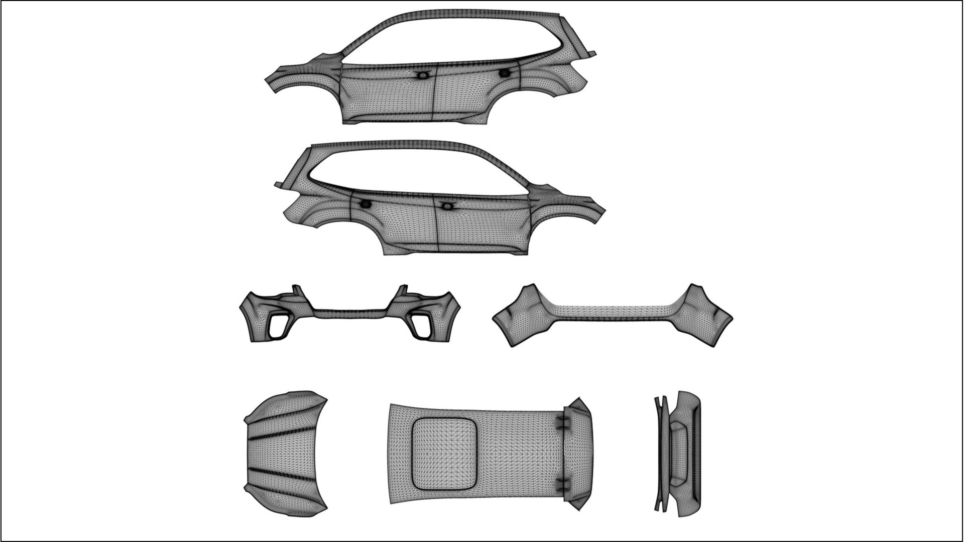 Subaru Forester V SK prefacelift pre-LCI COBRA 11 – Kit Wrap PPF Personalizzato in Pellicola Poliuretanica Stampabile