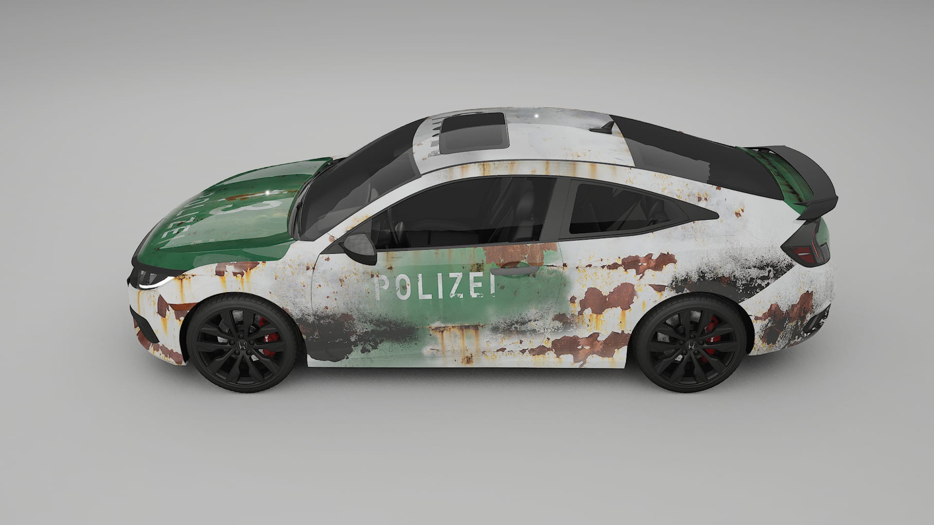 Honda Civic coupe prefacelift pre-LCI COBRA 11 – Kit Wrap PPF Personalizzato in Pellicola Poliuretanica Stampabile