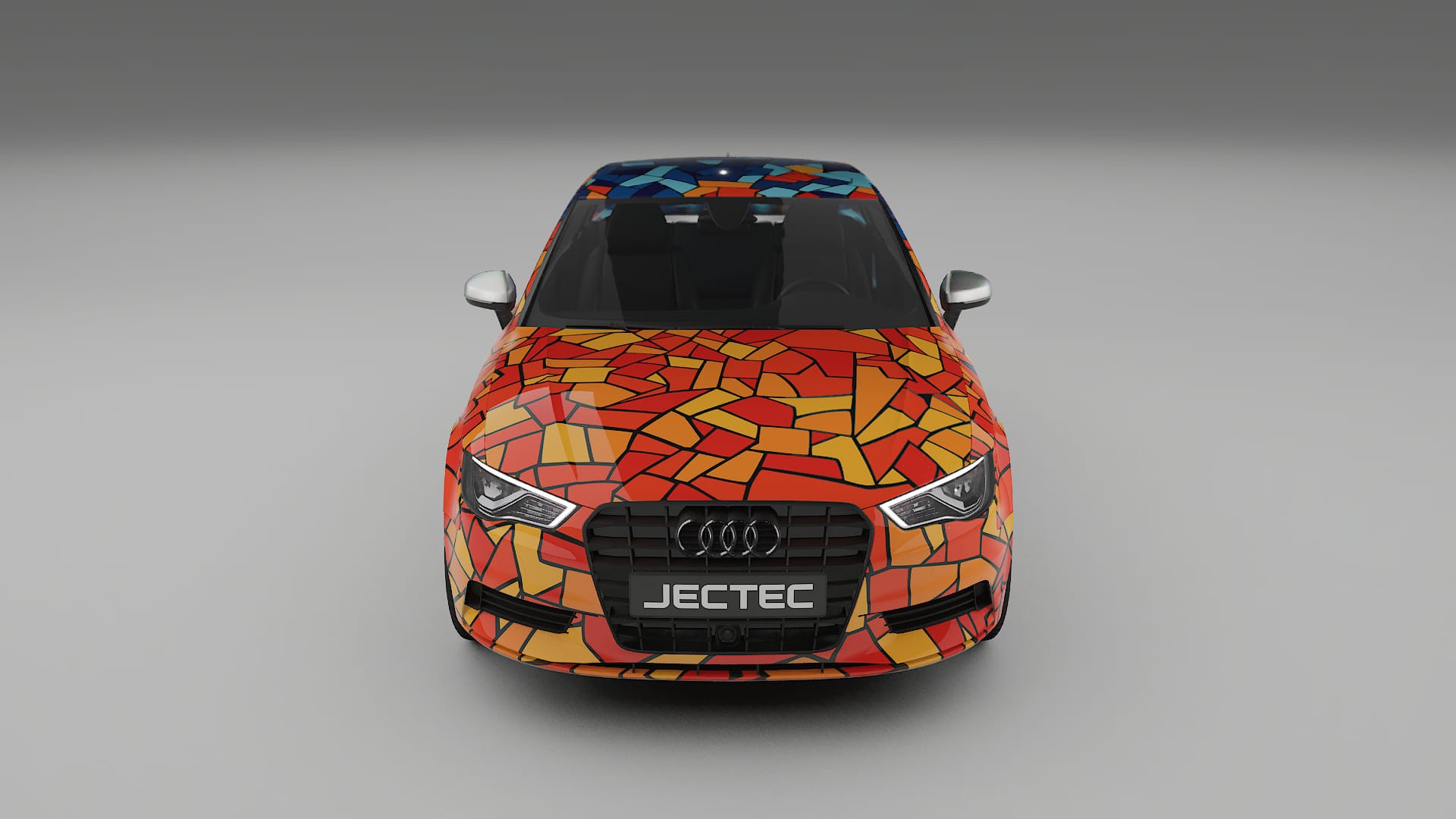Audi A3 8V sedan prefacelift pre-LCI BARCELONA – Kit Wrap PPF Personalizzato in Pellicola Poliuretanica Stampabile