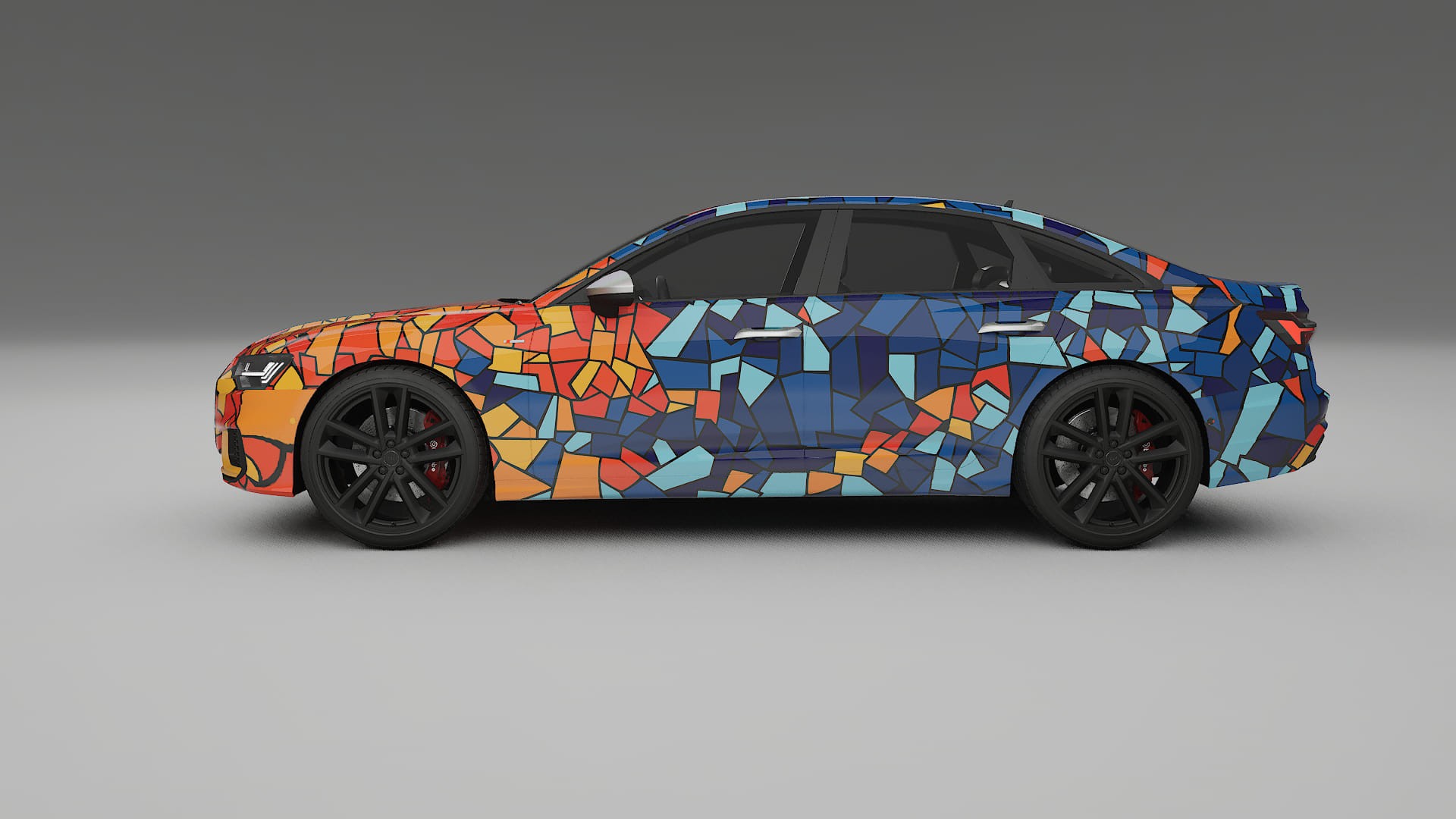 Audi A6 S-Line C8 BARCELONA – Kit Wrap PPF Personalizzato in Pellicola Poliuretanica Stampabile