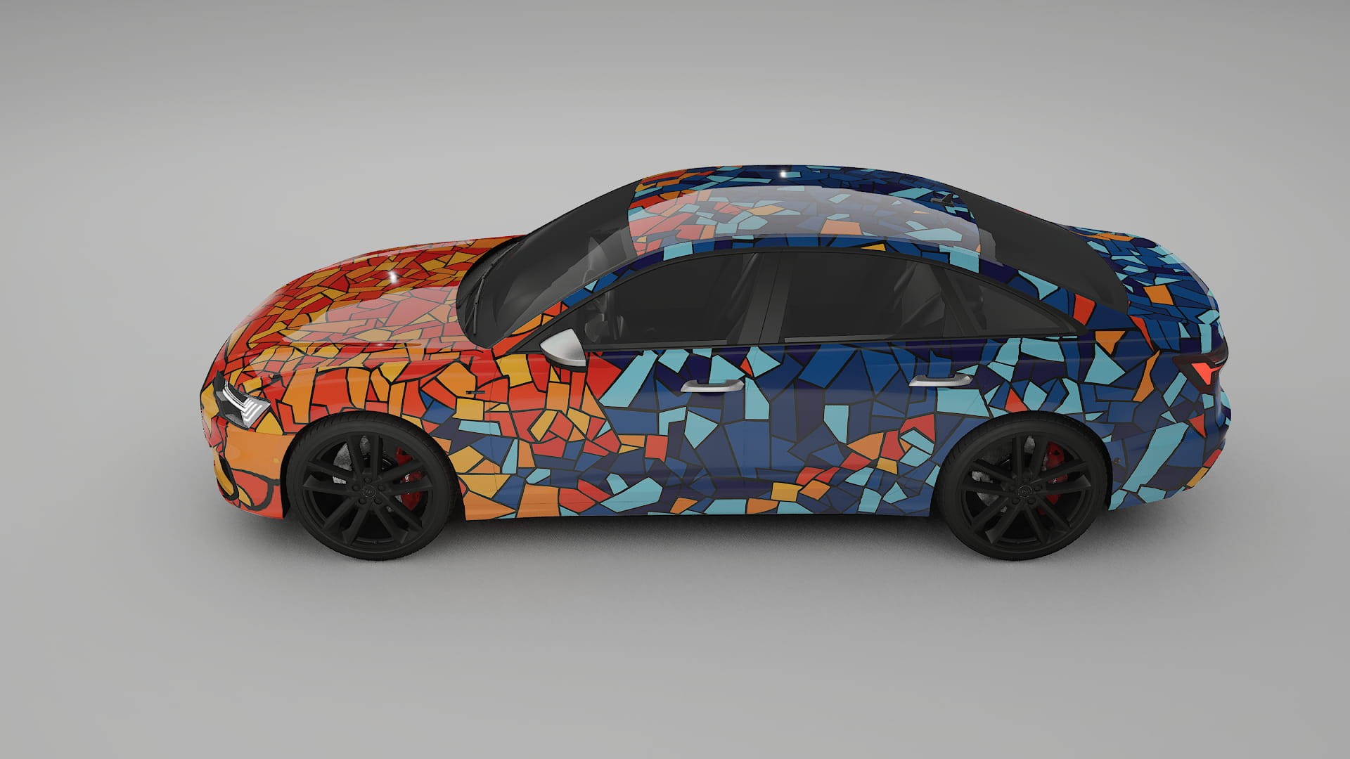 Audi A6 S-Line C8 BARCELONA – Kit Wrap PPF Personalizzato in Pellicola Poliuretanica Stampabile