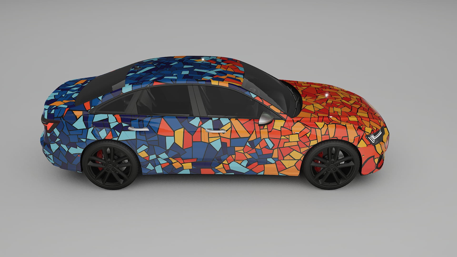 Audi A6 S-Line C8 BARCELONA – Kit Wrap PPF Personalizzato in Pellicola Poliuretanica Stampabile