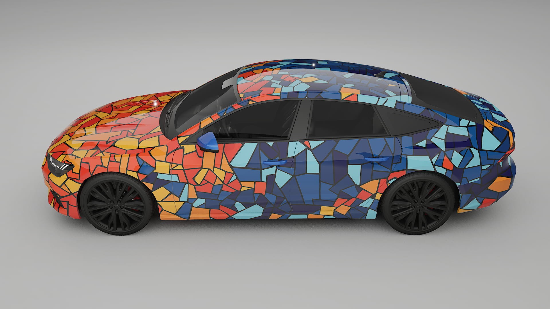 Audi A7 C8 Sportback prefacelift pre-LCI BARCELONA – Kit Wrap PPF Personalizzato in Pellicola Poliuretanica Stampabile