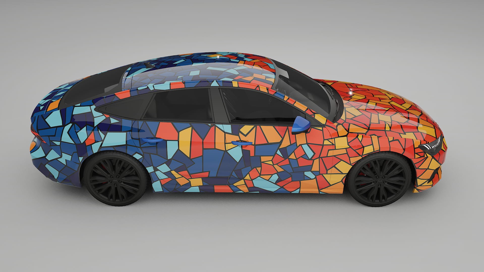 Audi A7 C8 Sportback prefacelift pre-LCI BARCELONA – Kit Wrap PPF Personalizzato in Pellicola Poliuretanica Stampabile