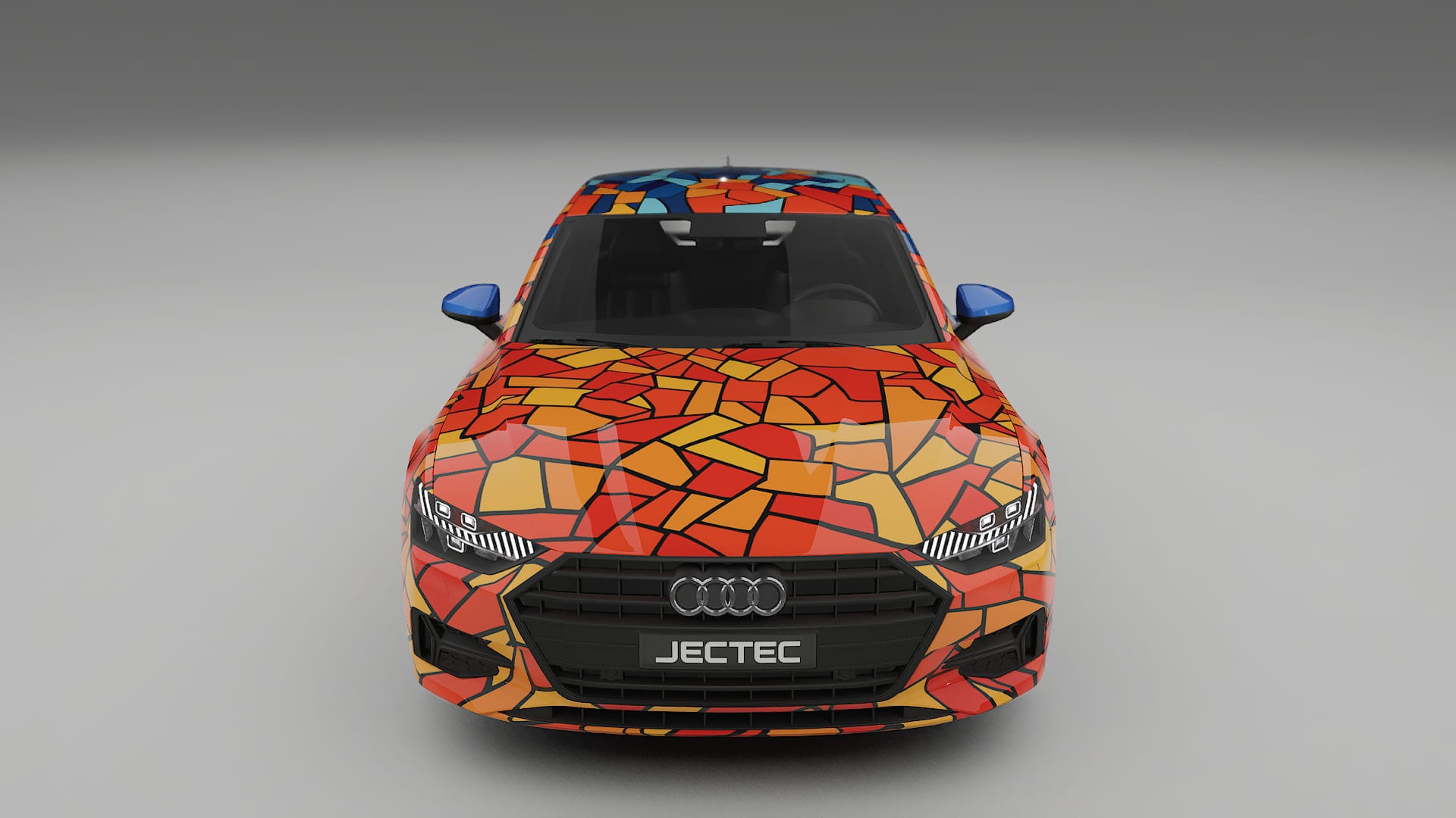 Audi A7 C8 Sportback prefacelift pre-LCI BARCELONA – Kit Wrap PPF Personalizzato in Pellicola Poliuretanica Stampabile