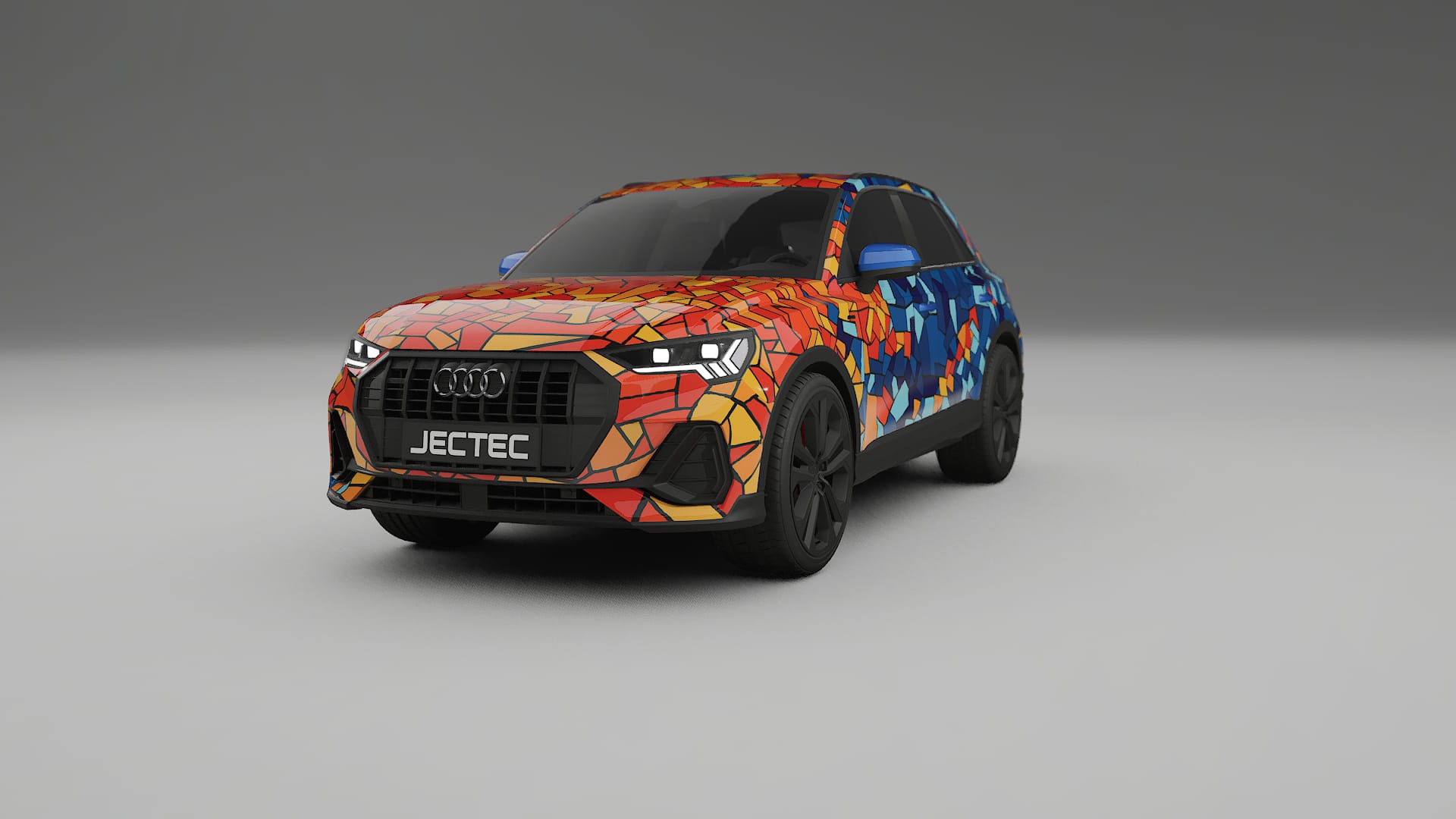 Audi Q3 S-Line F3 BARCELONA Designed Wrap PPF Kit – Printable Polyurethane Film