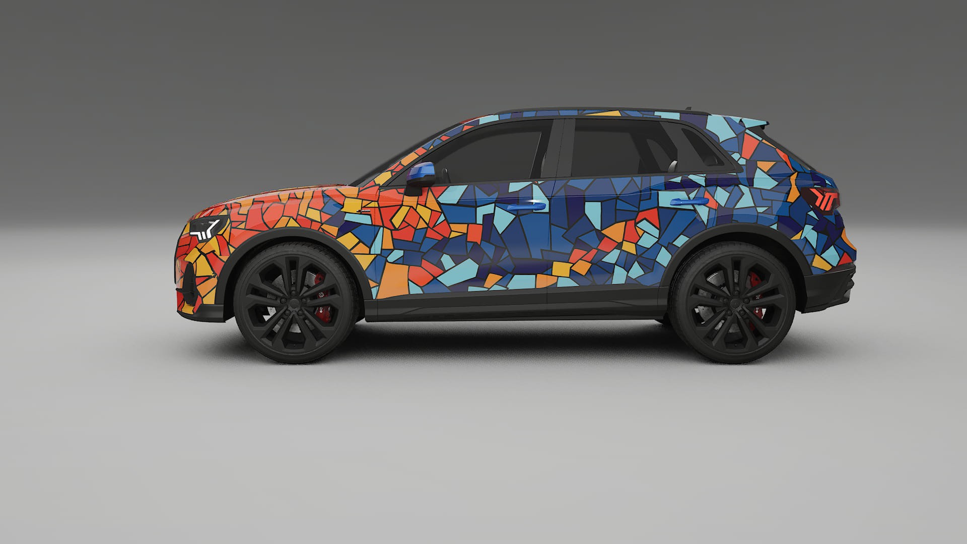 Audi Q3 S-Line F3 BARCELONA – Kit Wrap PPF Personalizzato in Pellicola Poliuretanica Stampabile