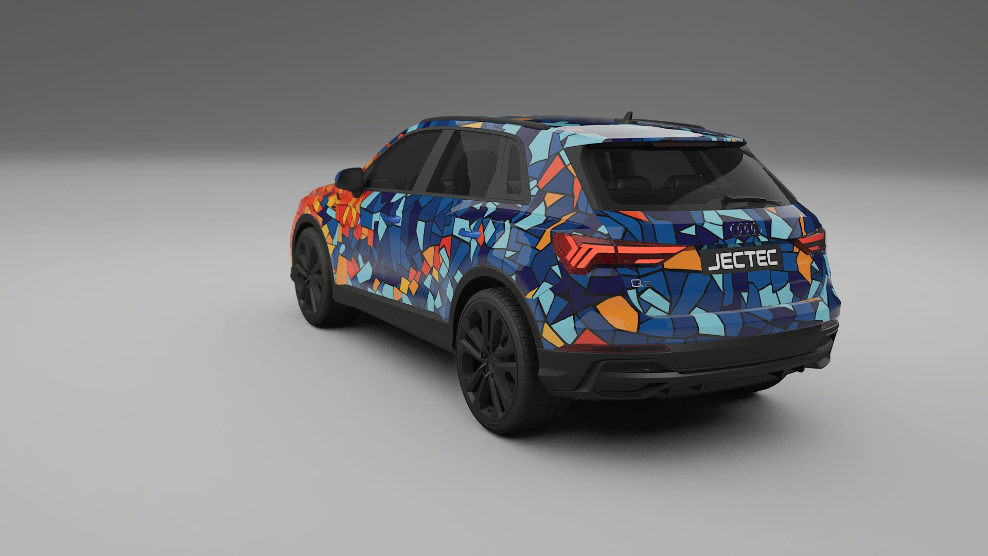 Audi Q3 S-Line F3 BARCELONA – Kit Wrap PPF Personalizzato in Pellicola Poliuretanica Stampabile