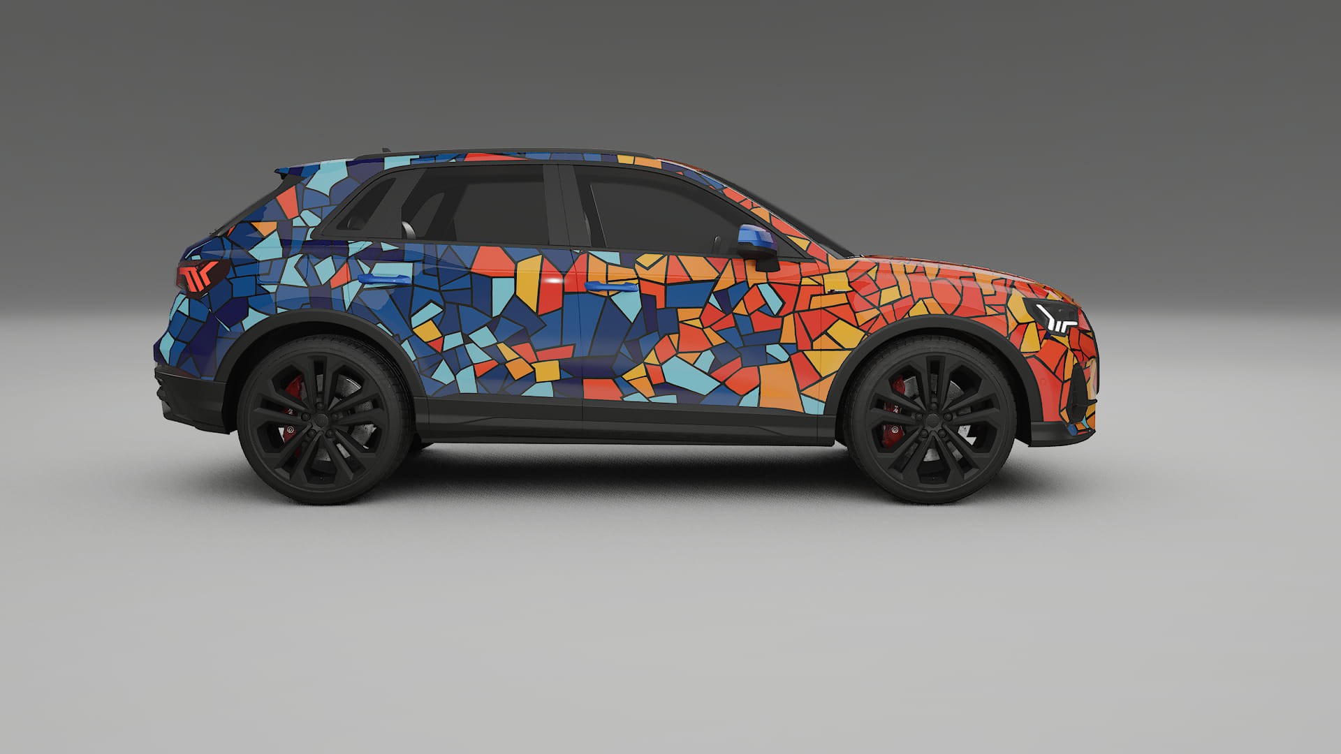 Audi Q3 S-Line F3 BARCELONA Designed Wrap PPF Kit – Printable Polyurethane Film