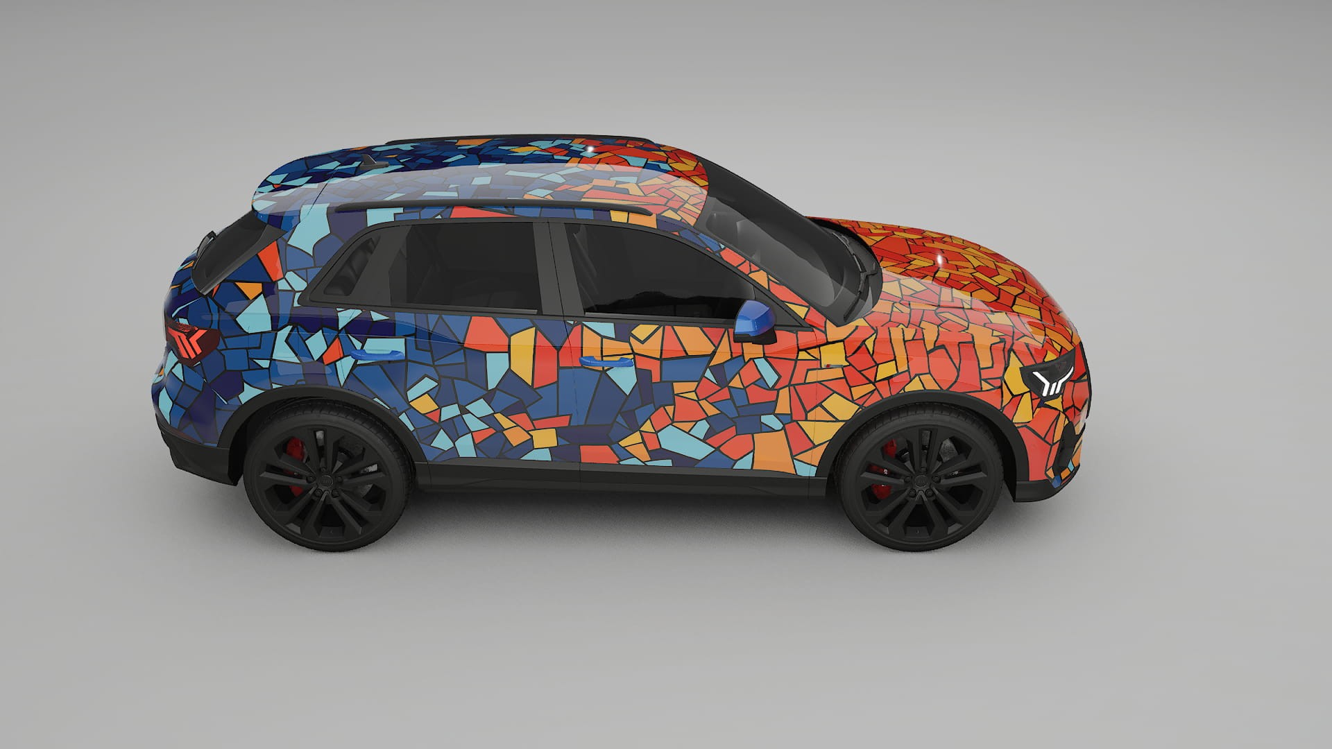 Audi Q3 S-Line F3 BARCELONA – Kit Wrap PPF Personalizzato in Pellicola Poliuretanica Stampabile