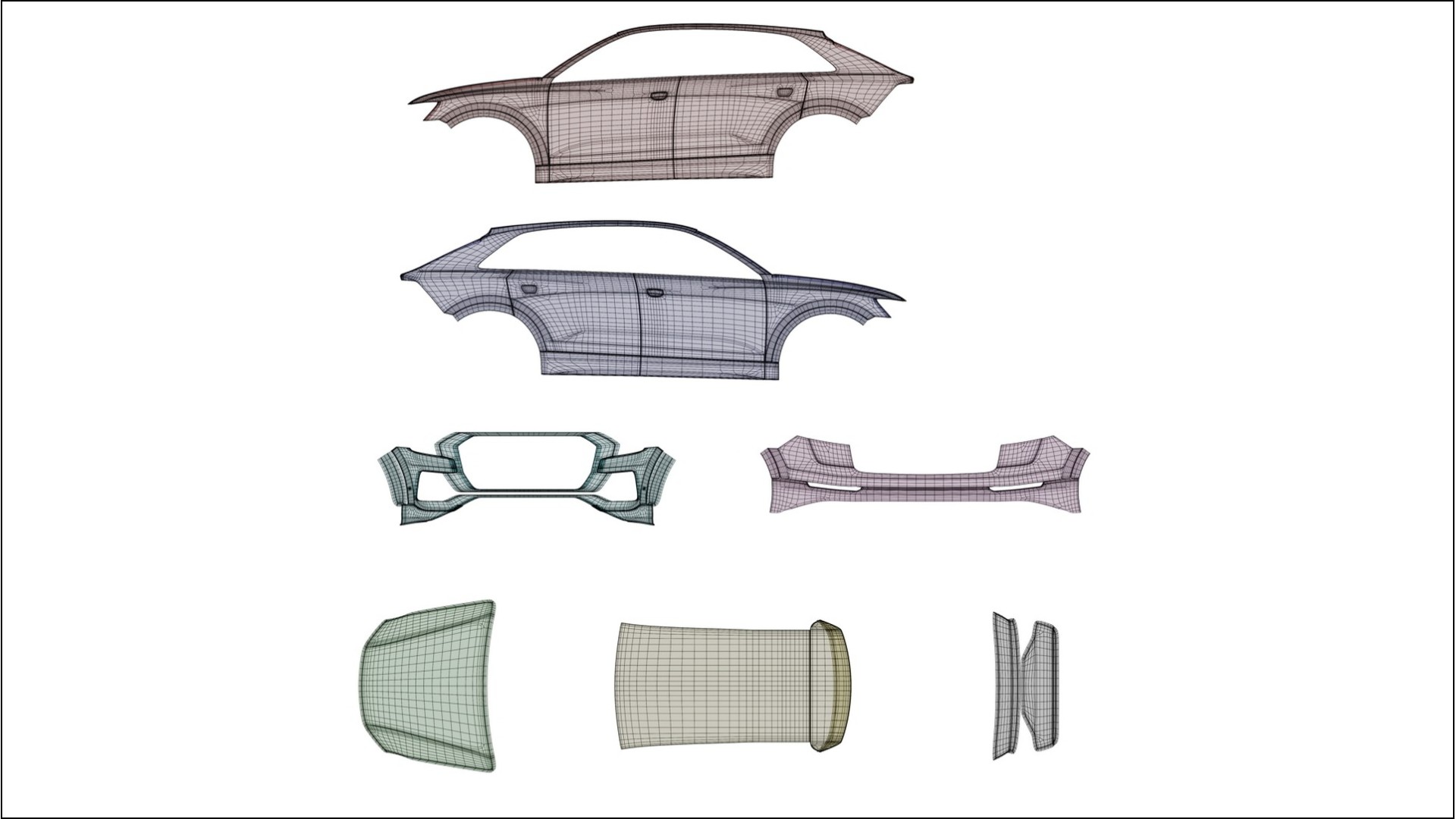 Audi Q8 F1 prefacelift pre-LCI BARCELONA – Kit Wrap PPF Personalizzato in Pellicola Poliuretanica Stampabile