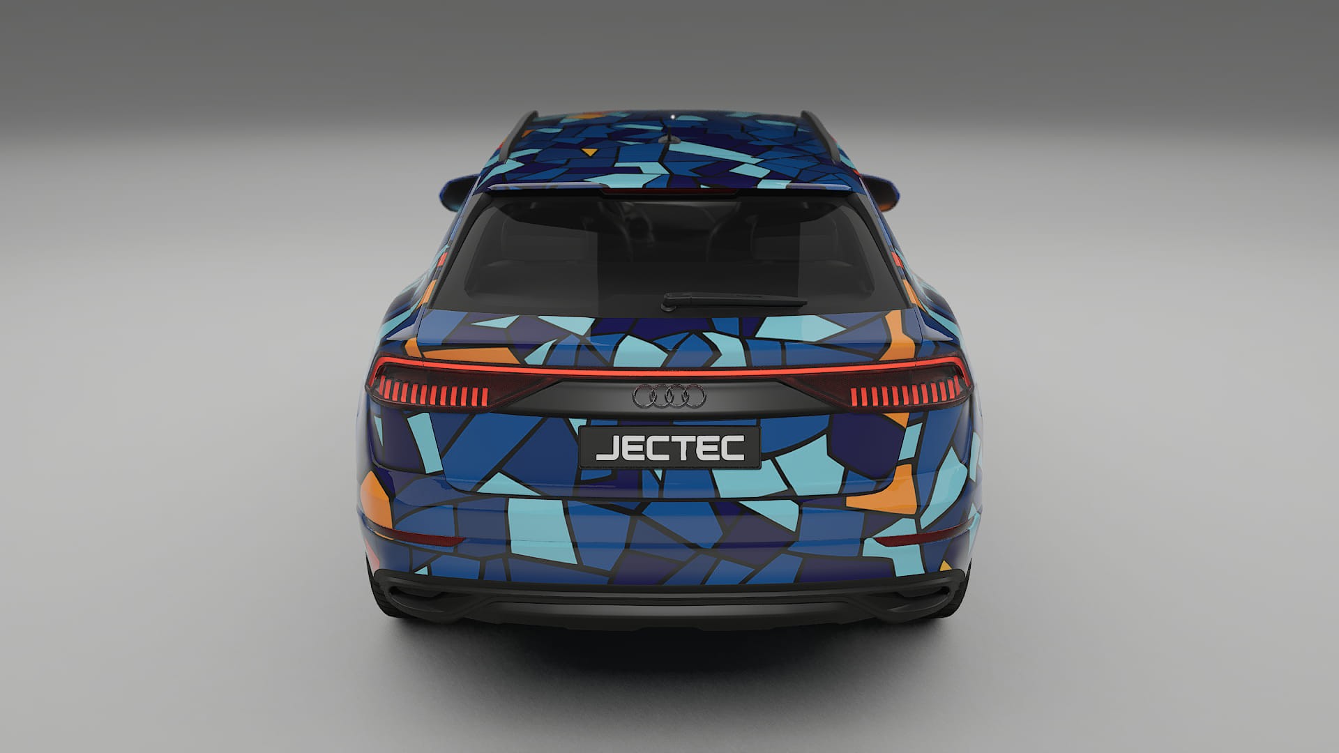 Audi Q8 F1 prefacelift pre-LCI BARCELONA – Kit Wrap PPF Personalizzato in Pellicola Poliuretanica Stampabile