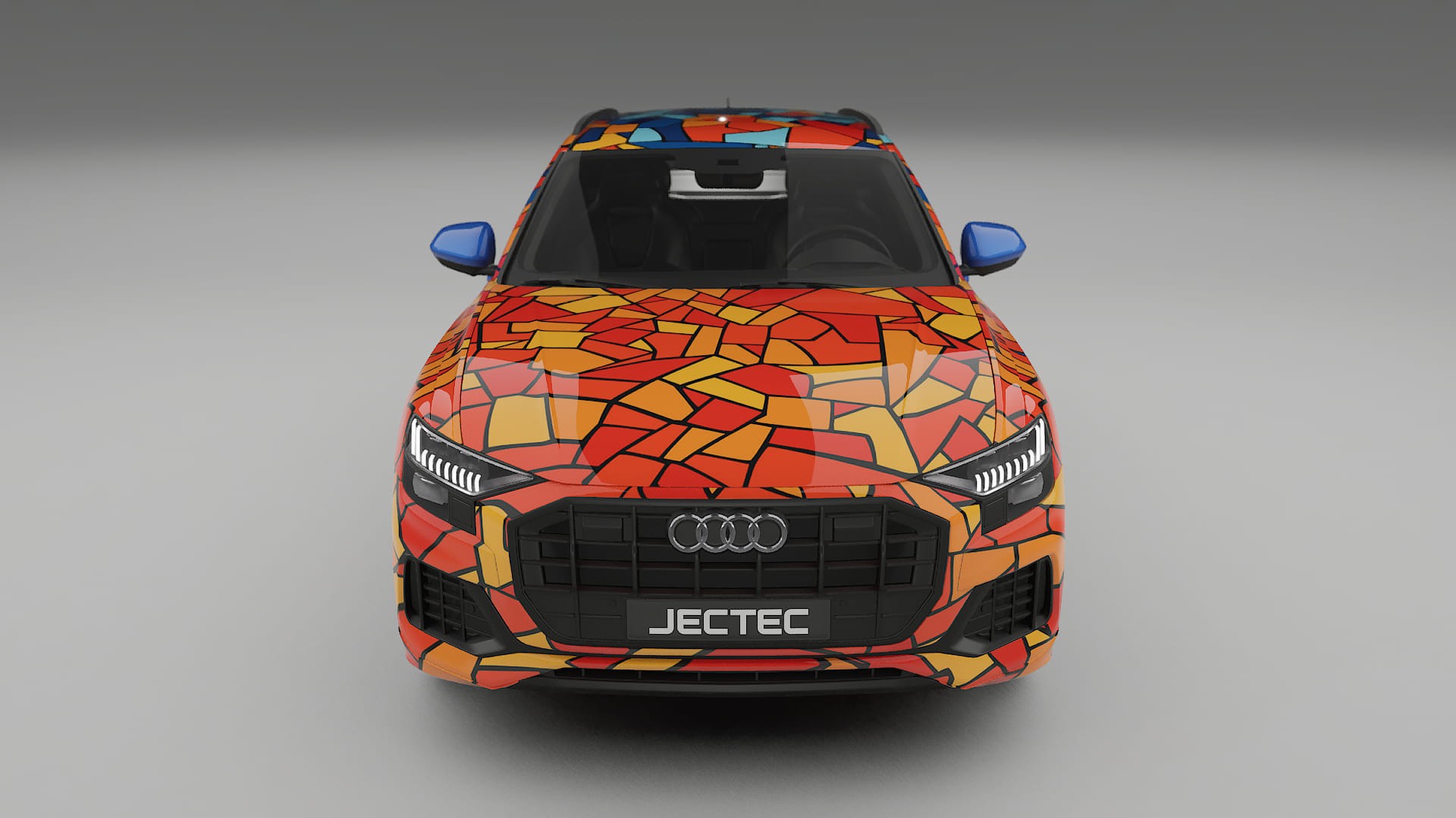 Audi Q8 F1 prefacelift pre-LCI BARCELONA – Kit Wrap PPF Personalizzato in Pellicola Poliuretanica Stampabile