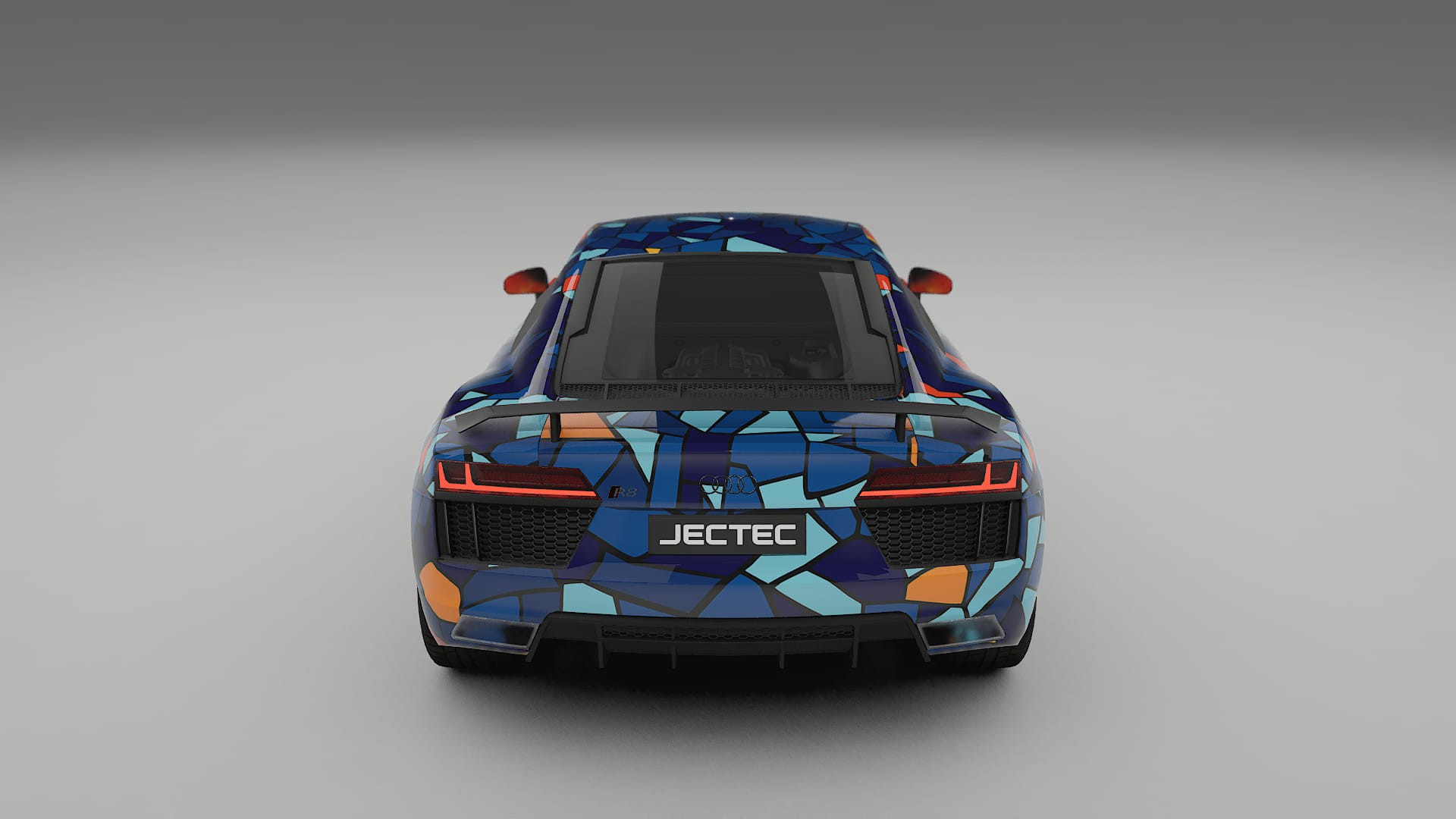 Audi R8 typ-4S prefacelift pre-LCI BARCELONA – Kit Wrap PPF Personalizzato in Pellicola Poliuretanica Stampabile