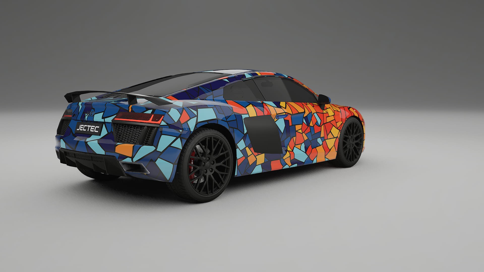 Audi R8 typ-4S prefacelift pre-LCI BARCELONA – Kit Wrap PPF Personalizzato in Pellicola Poliuretanica Stampabile