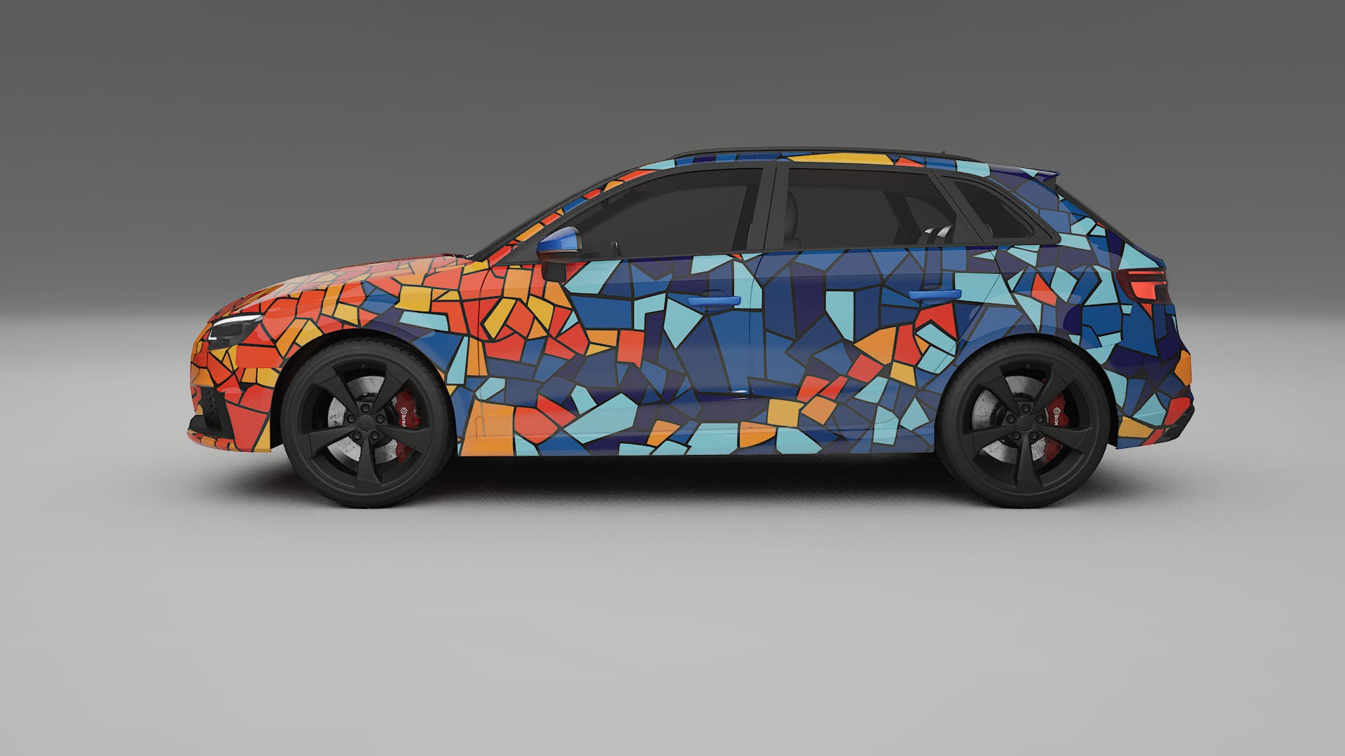 Audi RS3 Sportback 8V facelift LCI BARCELONA – Kit Wrap PPF Personalizzato in Pellicola Poliuretanica Stampabile