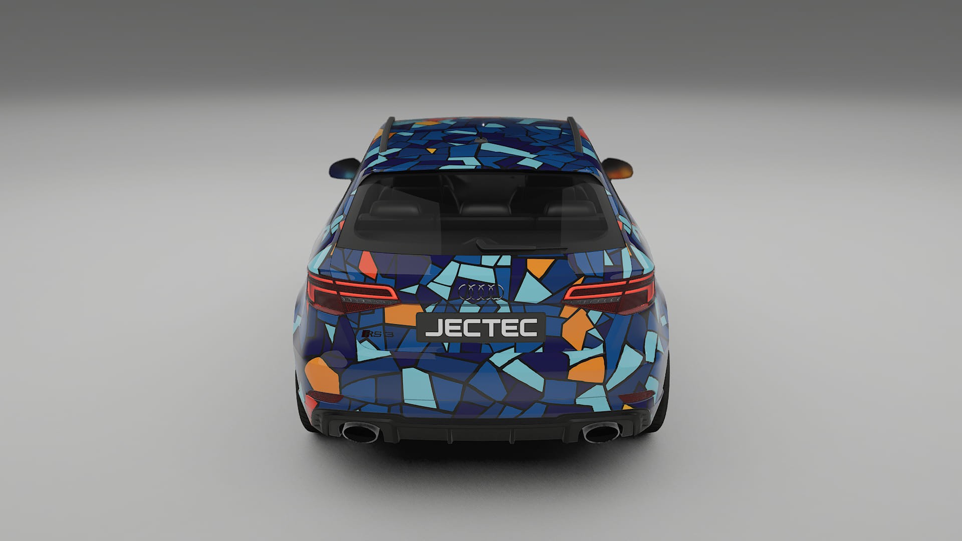 Audi RS3 Sportback 8V facelift LCI BARCELONA – Kit Wrap PPF Personalizzato in Pellicola Poliuretanica Stampabile