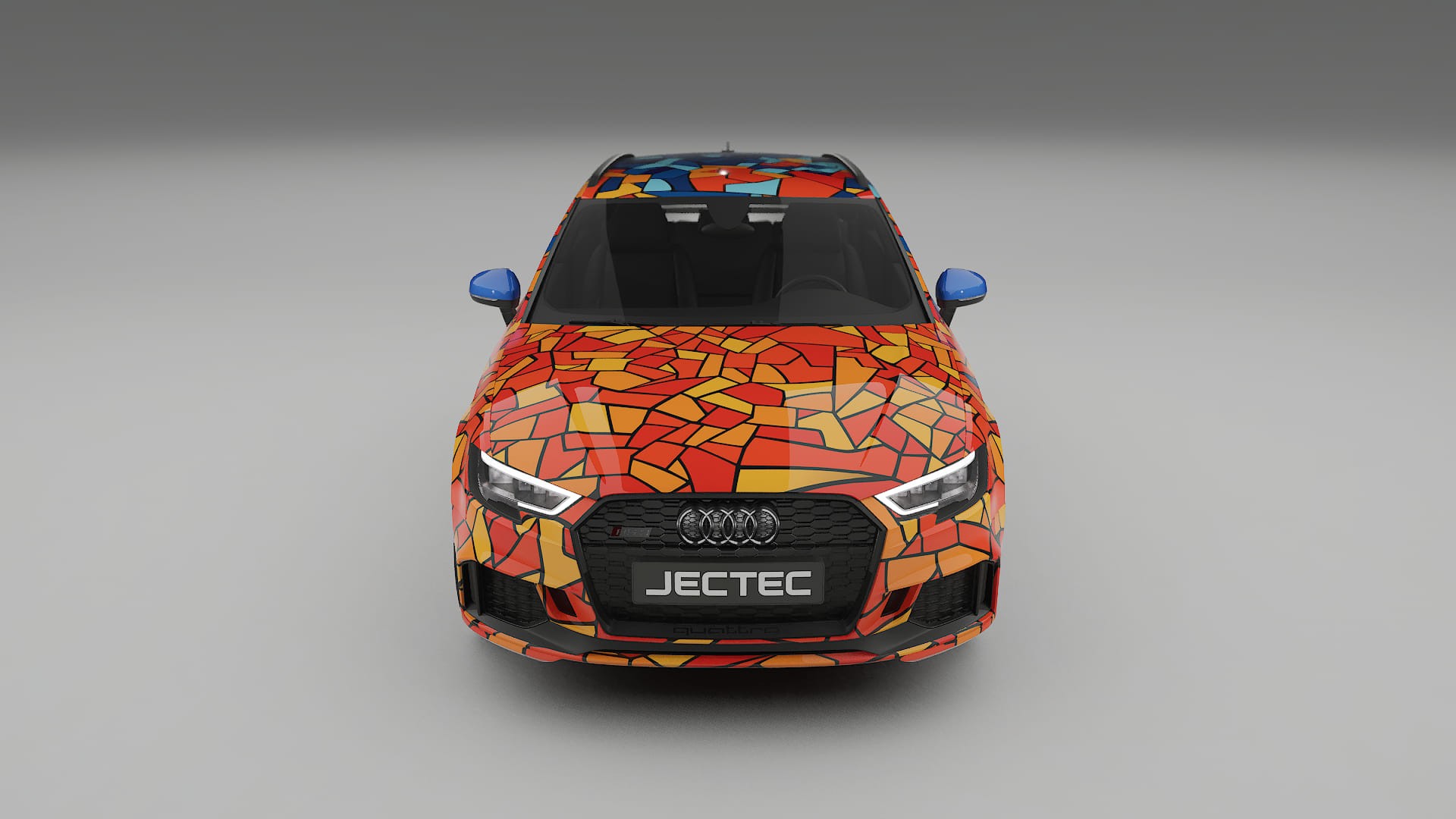 Audi RS3 Sportback 8V facelift LCI BARCELONA – Kit Wrap PPF Personalizzato in Pellicola Poliuretanica Stampabile