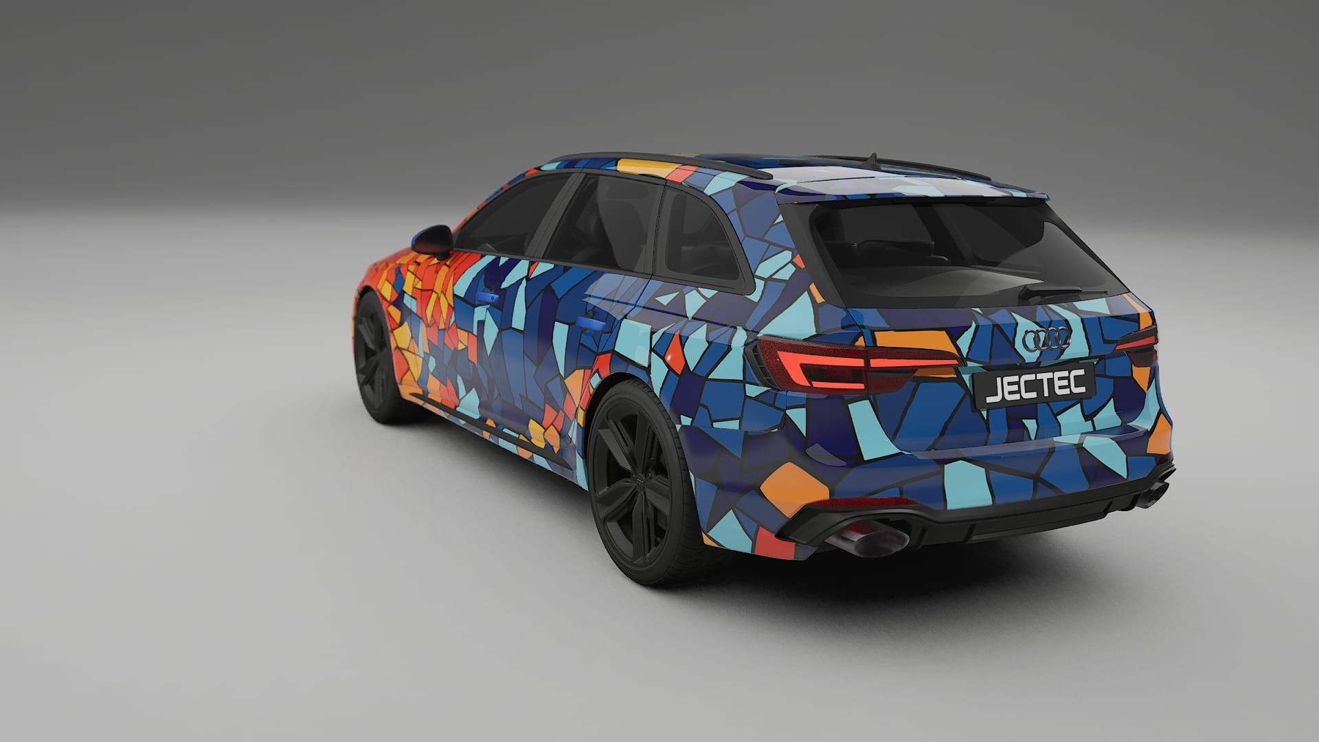 Audi RS4 Avant B9 prefacelift pre-LCI BARCELONA – Kit Wrap PPF Personalizzato in Pellicola Poliuretanica Stampabile