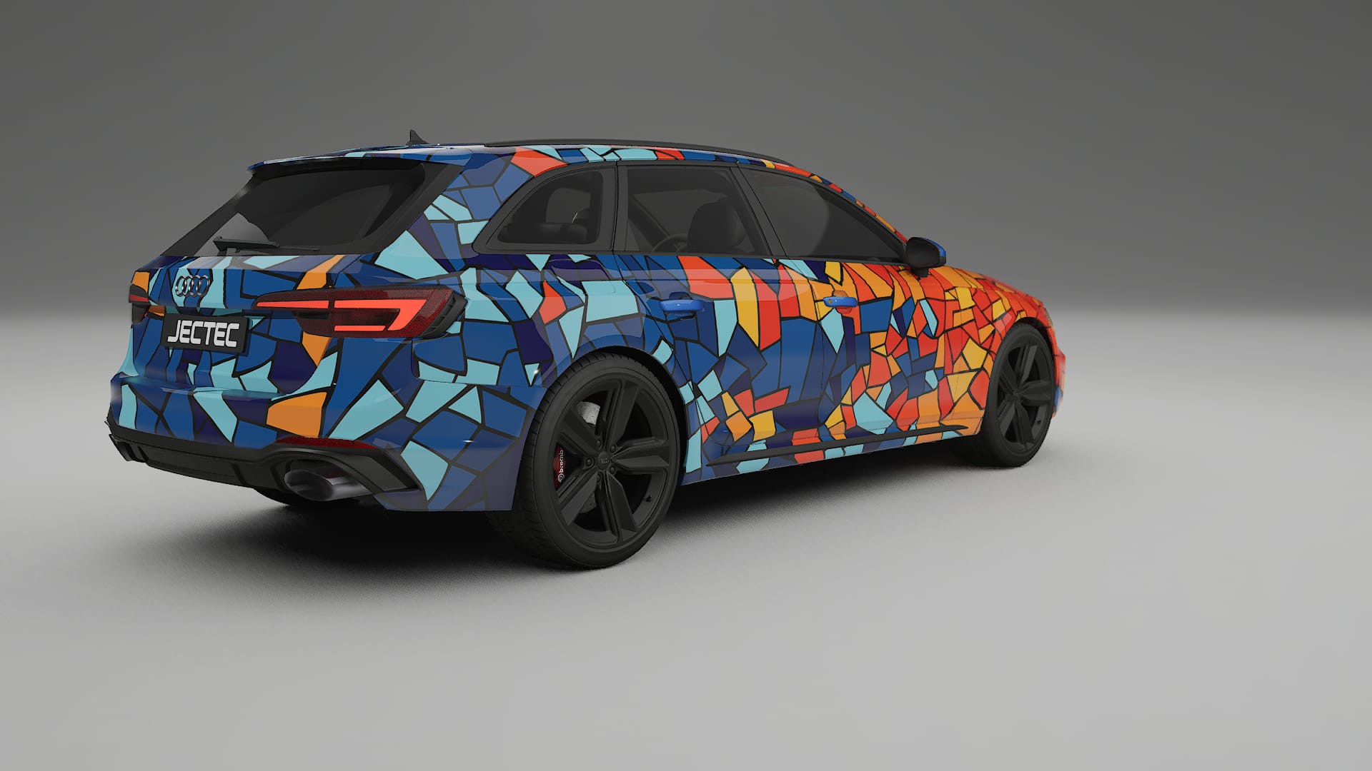 Audi RS4 Avant B9 prefacelift pre-LCI BARCELONA – Kit Wrap PPF Personalizzato in Pellicola Poliuretanica Stampabile