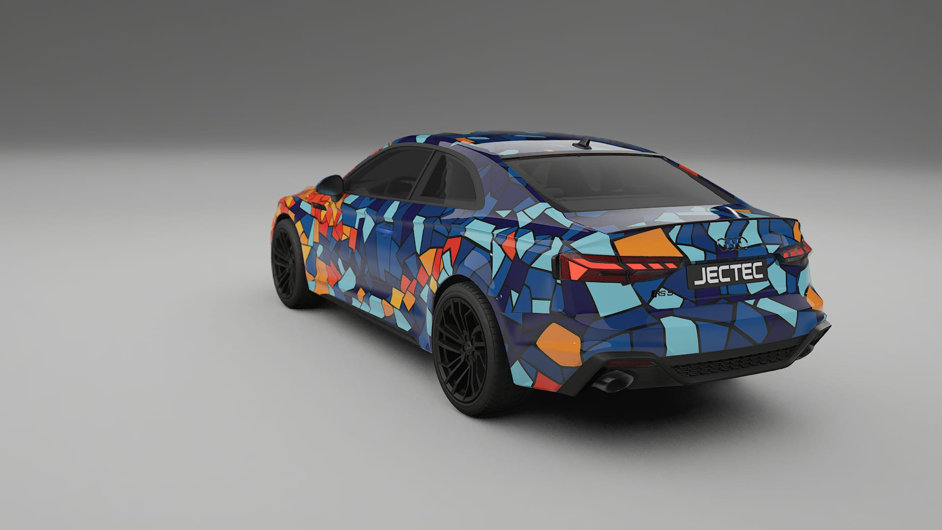 Audi RS5 Coupe B9 facelift pre-LCI BARCELONA – Kit Wrap PPF Personalizzato in Pellicola Poliuretanica Stampabile