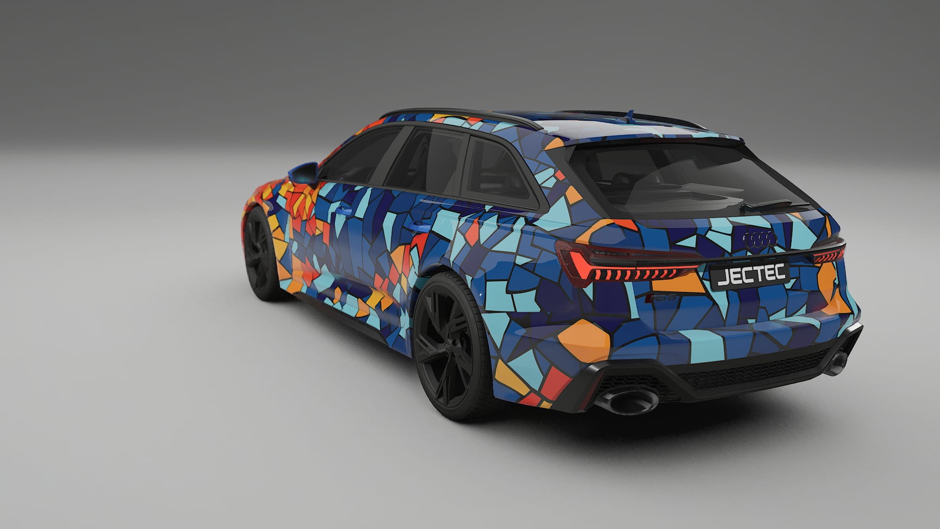 Audi RS6 Avant C8 facelift LCI BARCELONA – Kit Wrap PPF Personalizzato in Pellicola Poliuretanica Stampabile