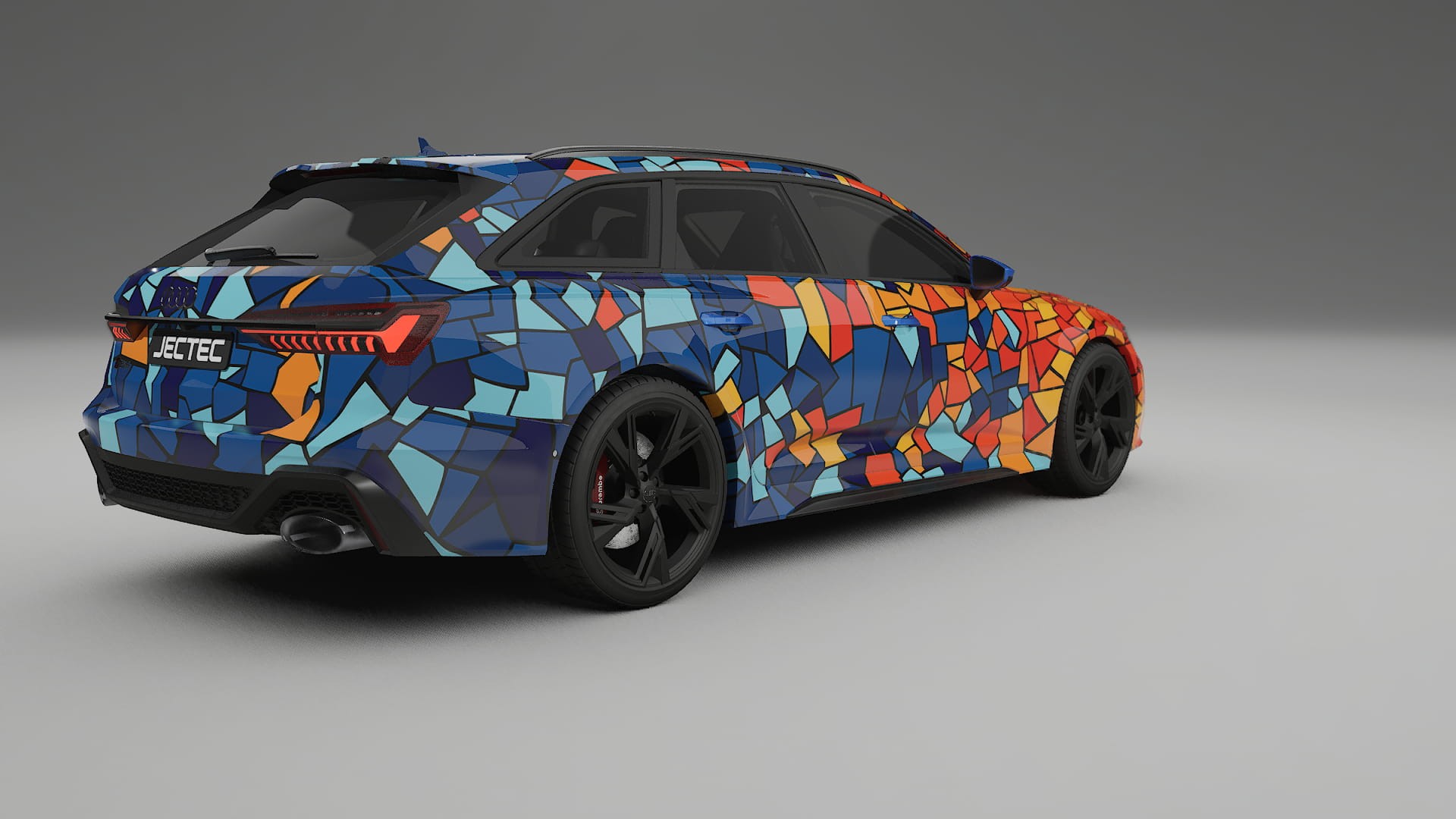 Audi RS6 Avant C8 facelift LCI BARCELONA – Kit Wrap PPF Personalizzato in Pellicola Poliuretanica Stampabile