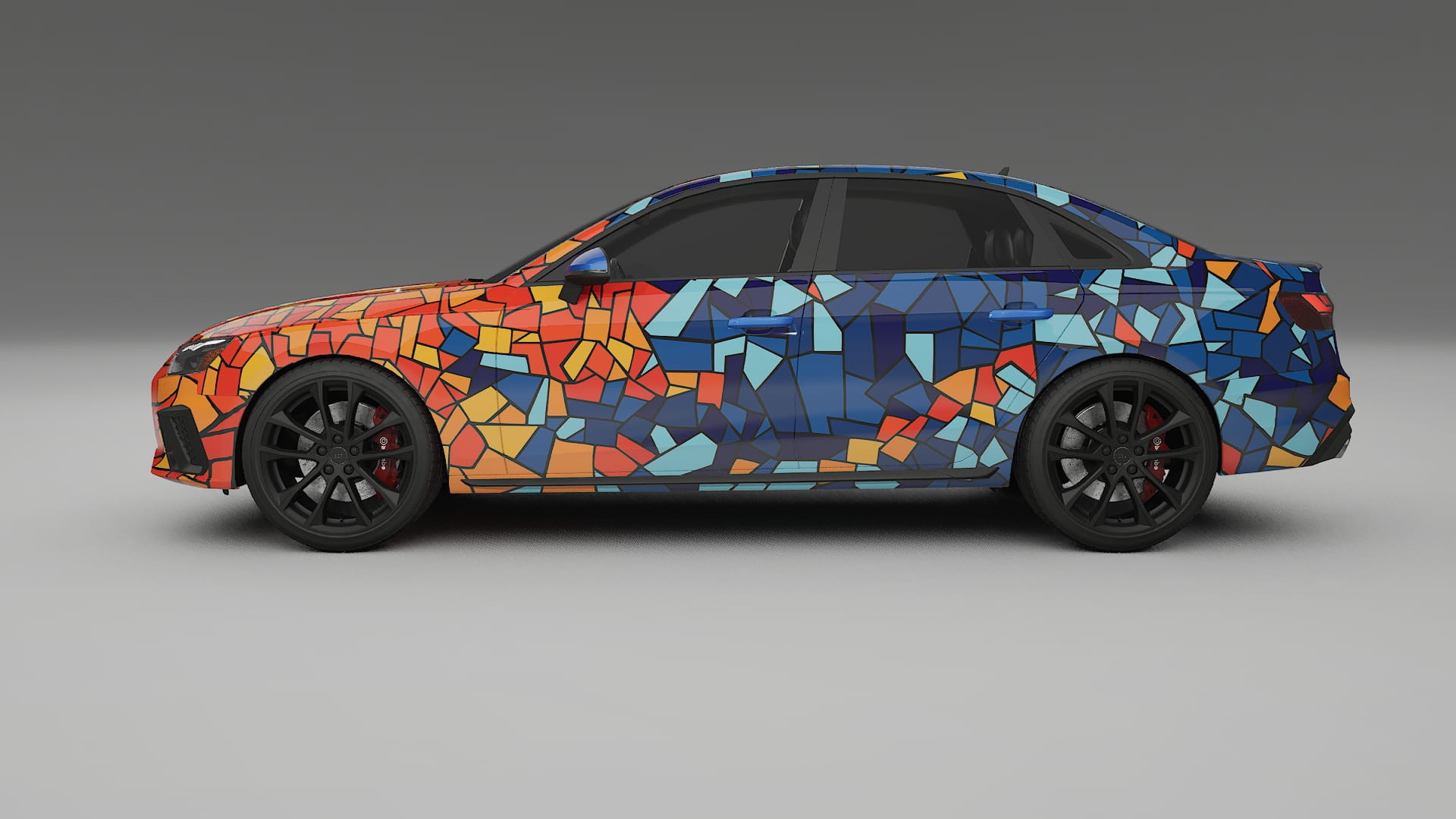 Audi S4 Sedan B9 facelift LCI BARCELONA – Kit Wrap PPF Personalizzato in Pellicola Poliuretanica Stampabile