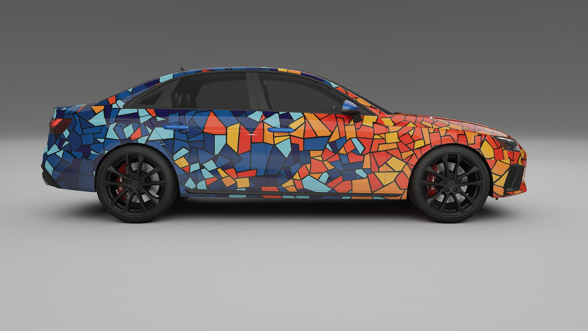 Audi S4 Sedan B9 facelift LCI BARCELONA – Kit Wrap PPF Personalizzato in Pellicola Poliuretanica Stampabile