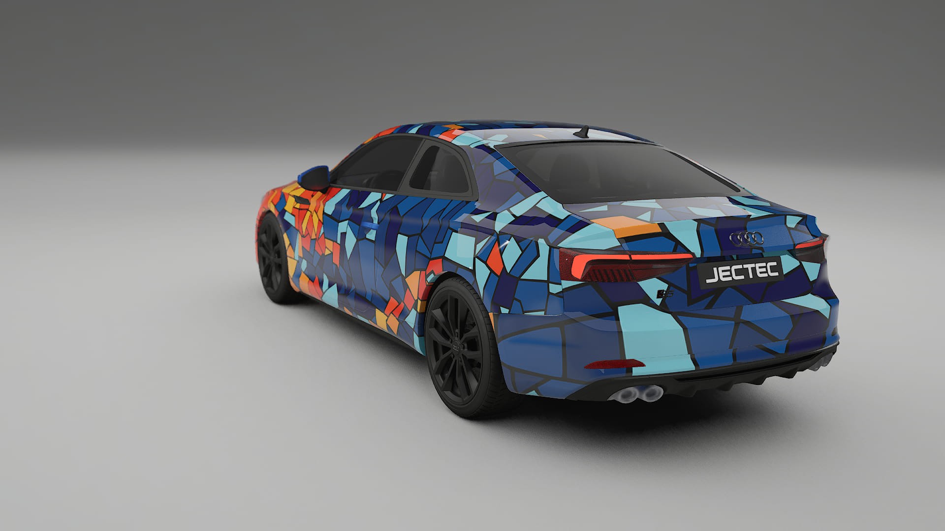 Audi S5 B9 prefacelift pre-LCI BARCELONA – Kit Wrap PPF Personalizzato in Pellicola Poliuretanica Stampabile