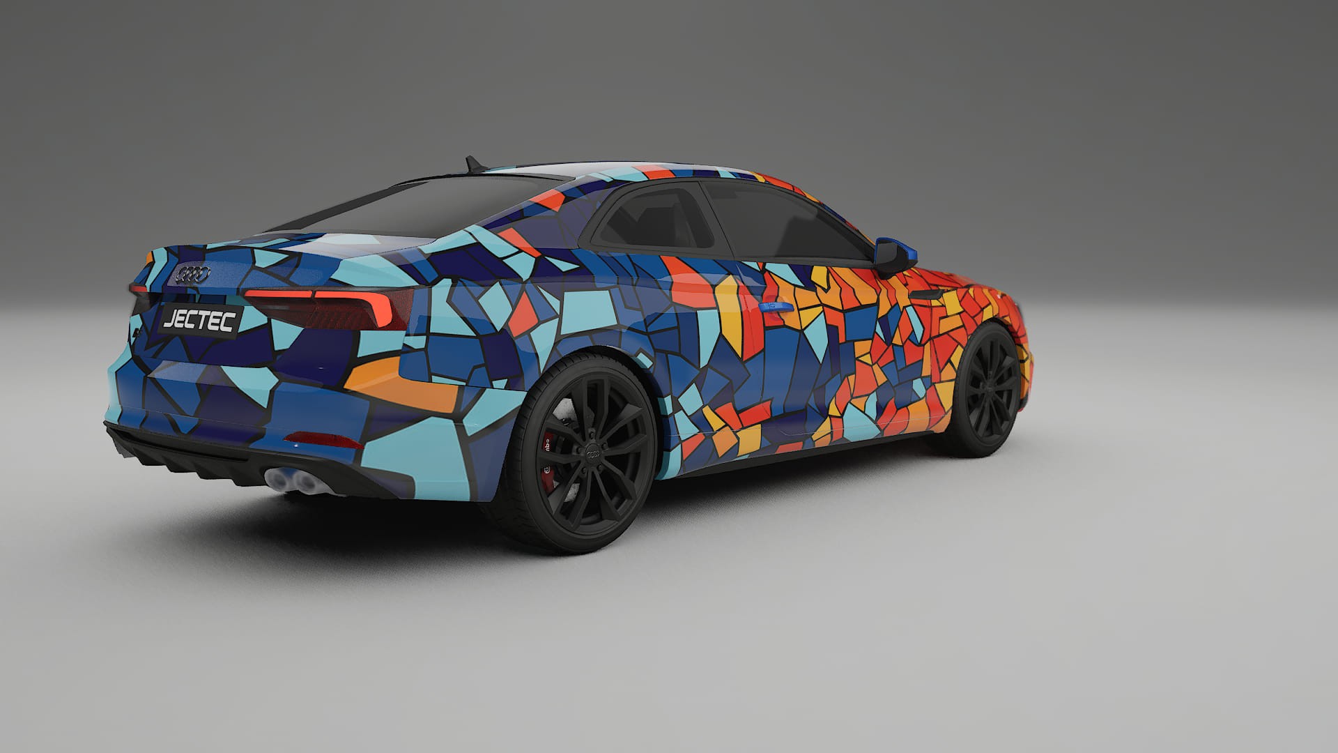 Audi S5 B9 prefacelift pre-LCI BARCELONA – Kit Wrap PPF Personalizzato in Pellicola Poliuretanica Stampabile