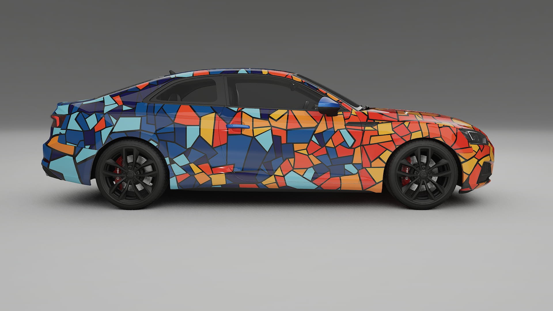 Audi S5 B9 prefacelift pre-LCI BARCELONA – Kit Wrap PPF Personalizzato in Pellicola Poliuretanica Stampabile